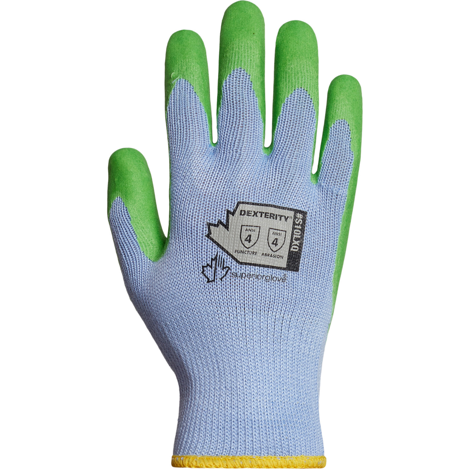 Gants en tricot DexterityMD, Poly/coton, Un côté, Calibre 10, 9