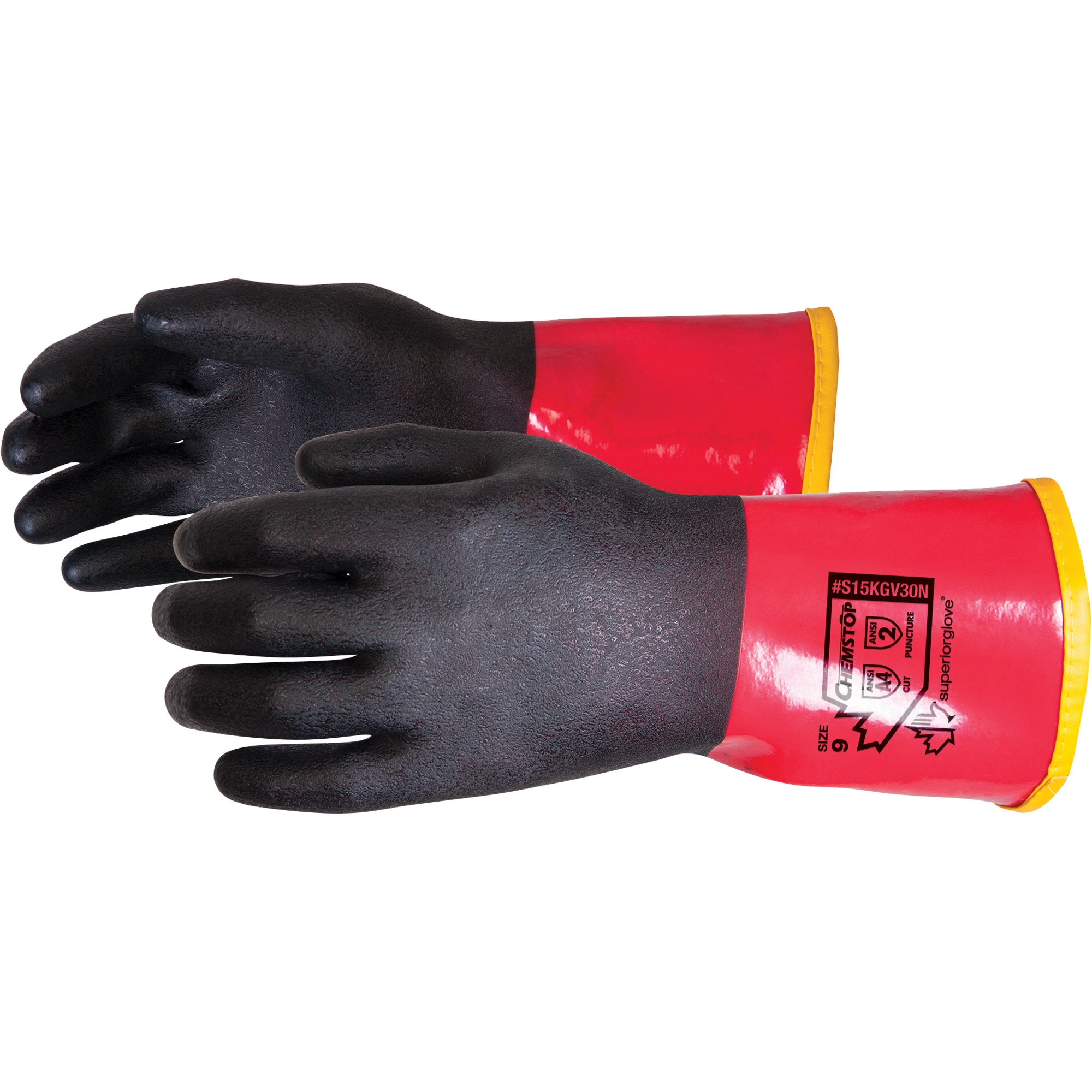 Gants extrêmement confortables ChemStopMC, Taille 11, 12" lo, Nitrile/PVC, 30 mils