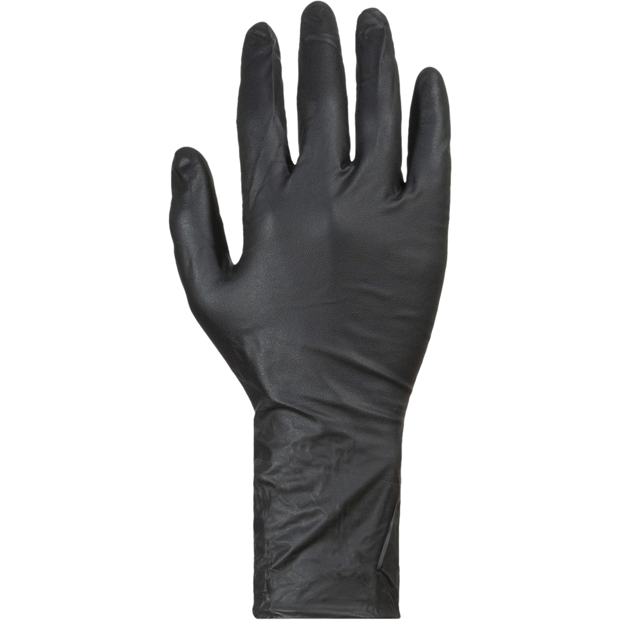 Gants jetables KeepKleenMD, Grand, Nitrile, 8 mils, Sans poudre, Noir