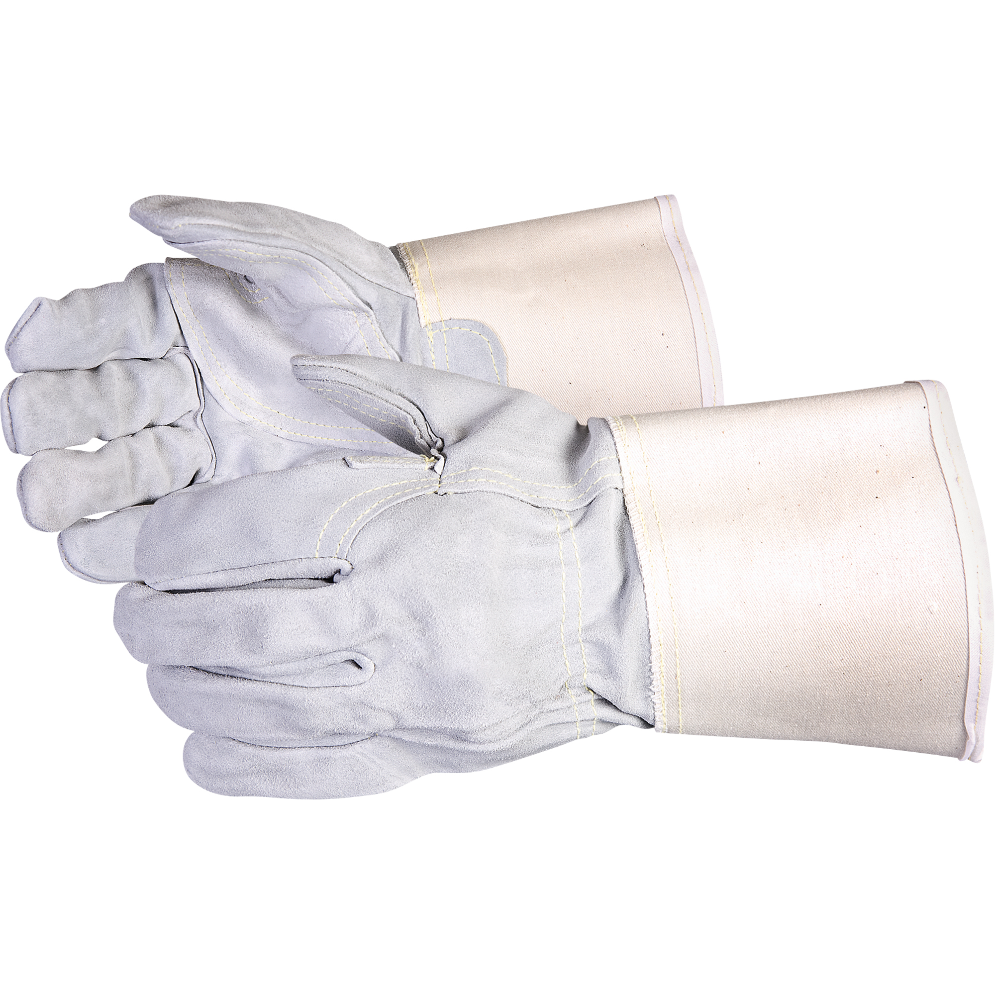 Gants résistant à la coupure de qualité supérieure pour ajusteur EnduraMD , Moyen, Paume en Cuir de vache refendu