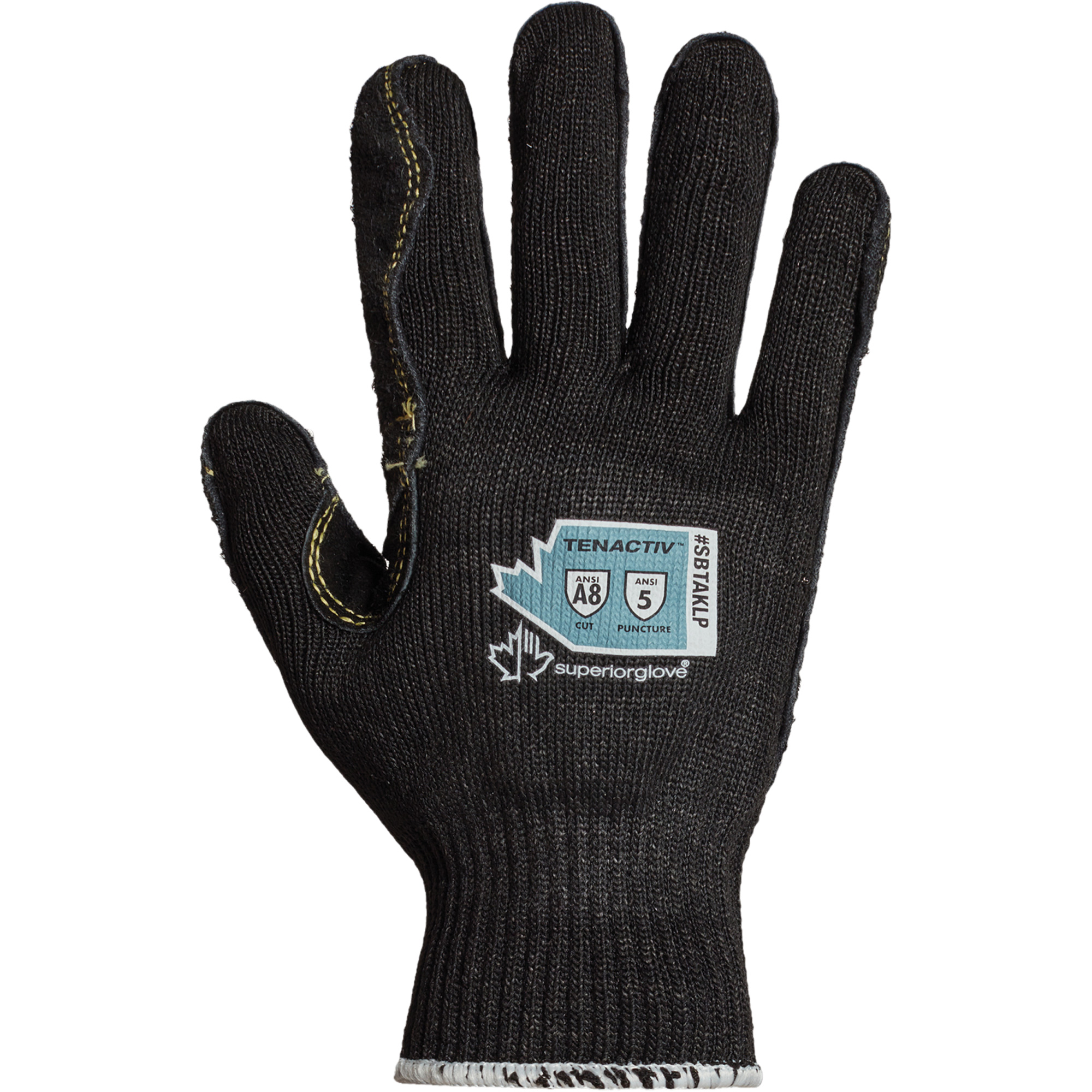 Gants résistant aux coupures, Taille Grand, Calibre 10, Enveloppe en TenActivMC, ASTM ANSI niveau A6