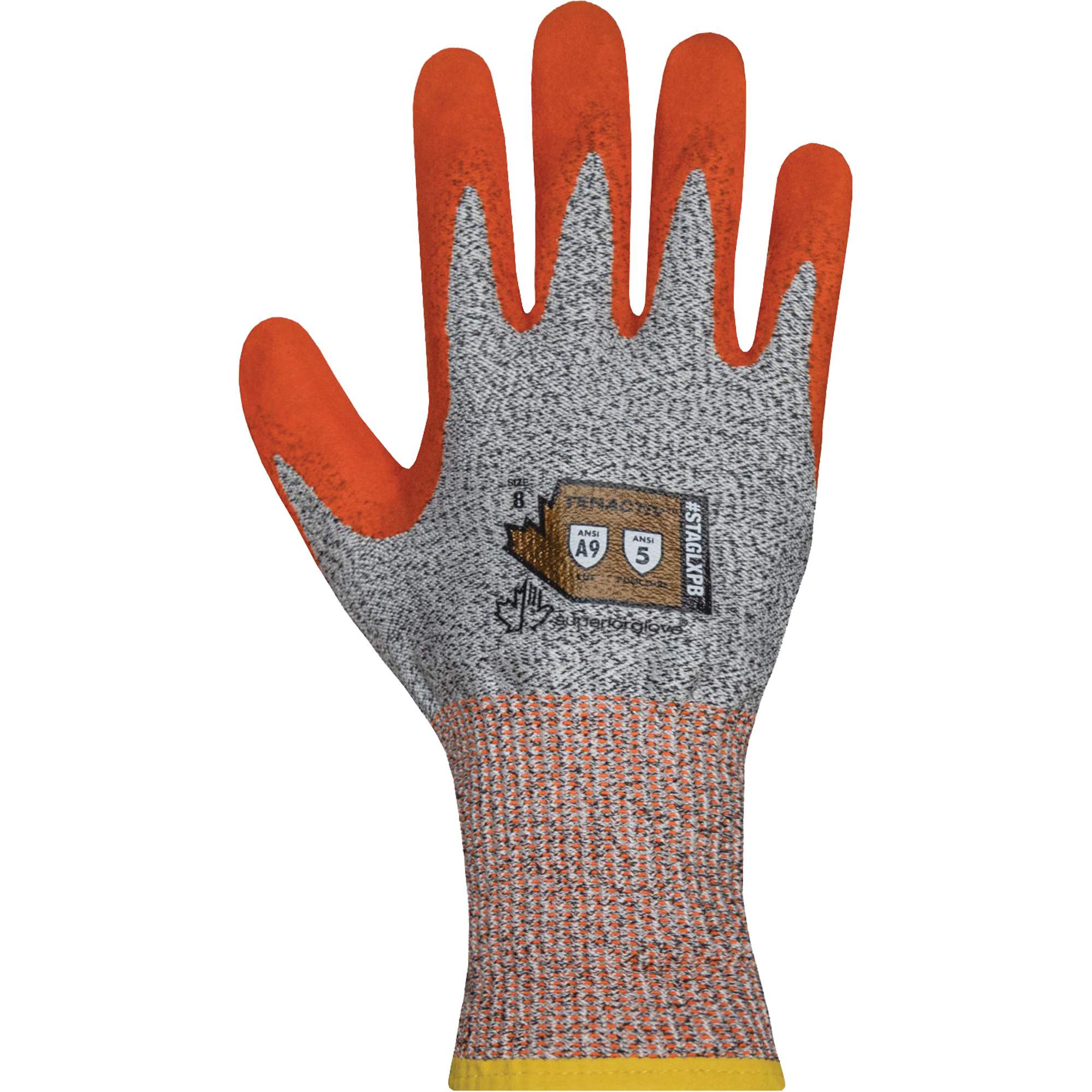 Gants résistants à la coupe et la perforation TenActivMC STAGLXPB, Taille 11, Calibre 13, Revêtement Latex, Enveloppe en TenActivMC, ASTM ANSI niveau A9