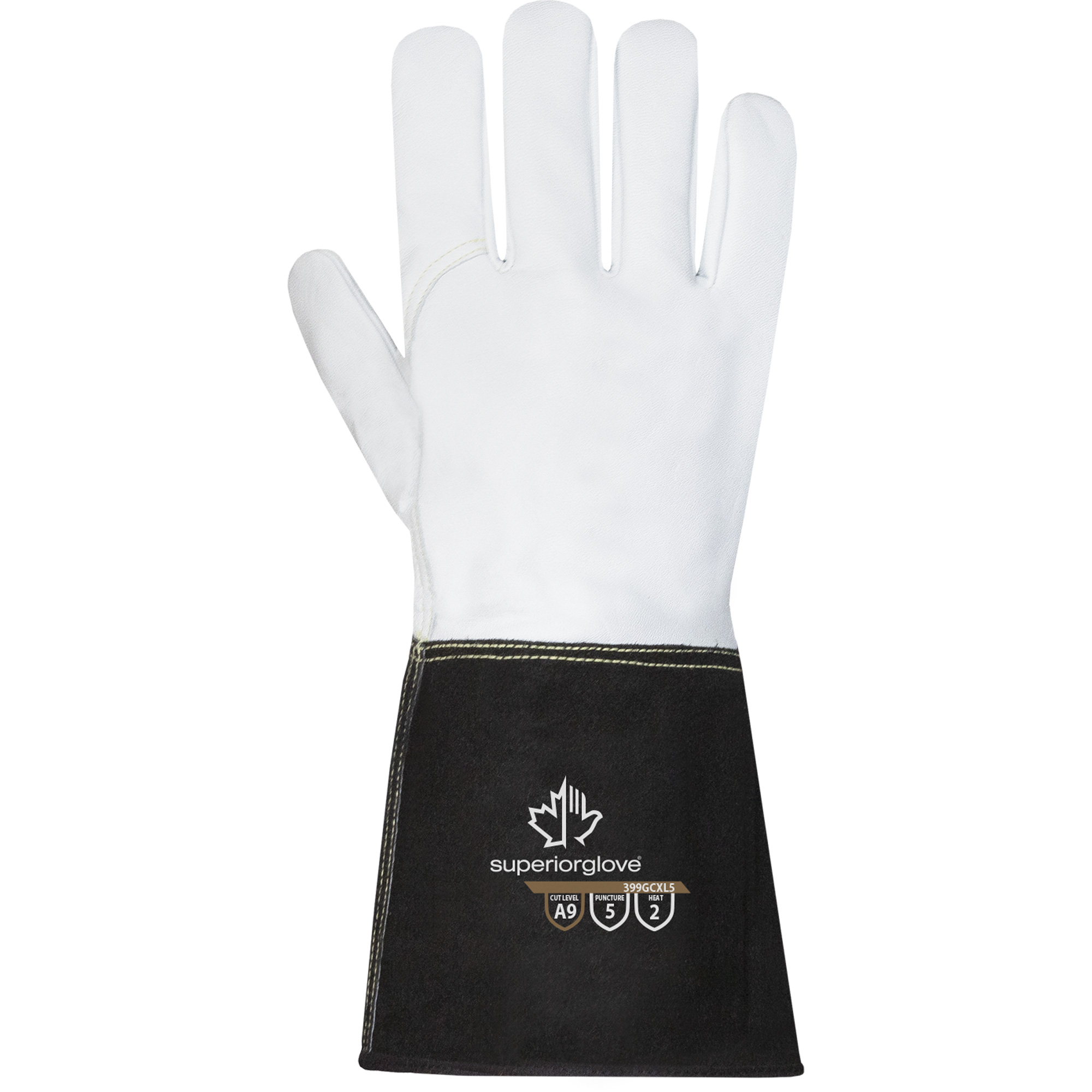 Gants résistants à l'incendie EnduraMD 399GCXL5, Taille 2T-Grand, Enveloppe en Chèvre, ASTM ANSI niveau A9