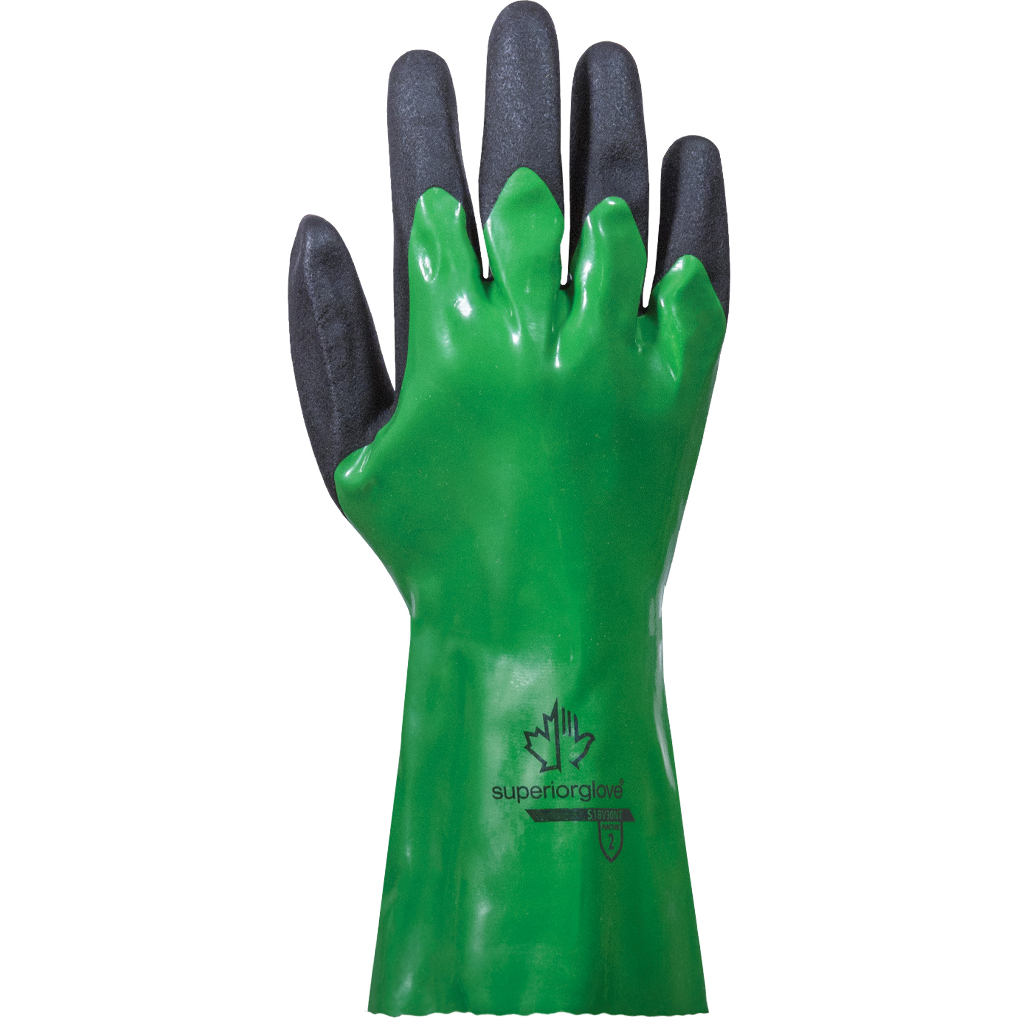 Gants résistants aux produits chimiques SolvStopMC, Taille 10, 12" lo, PVC