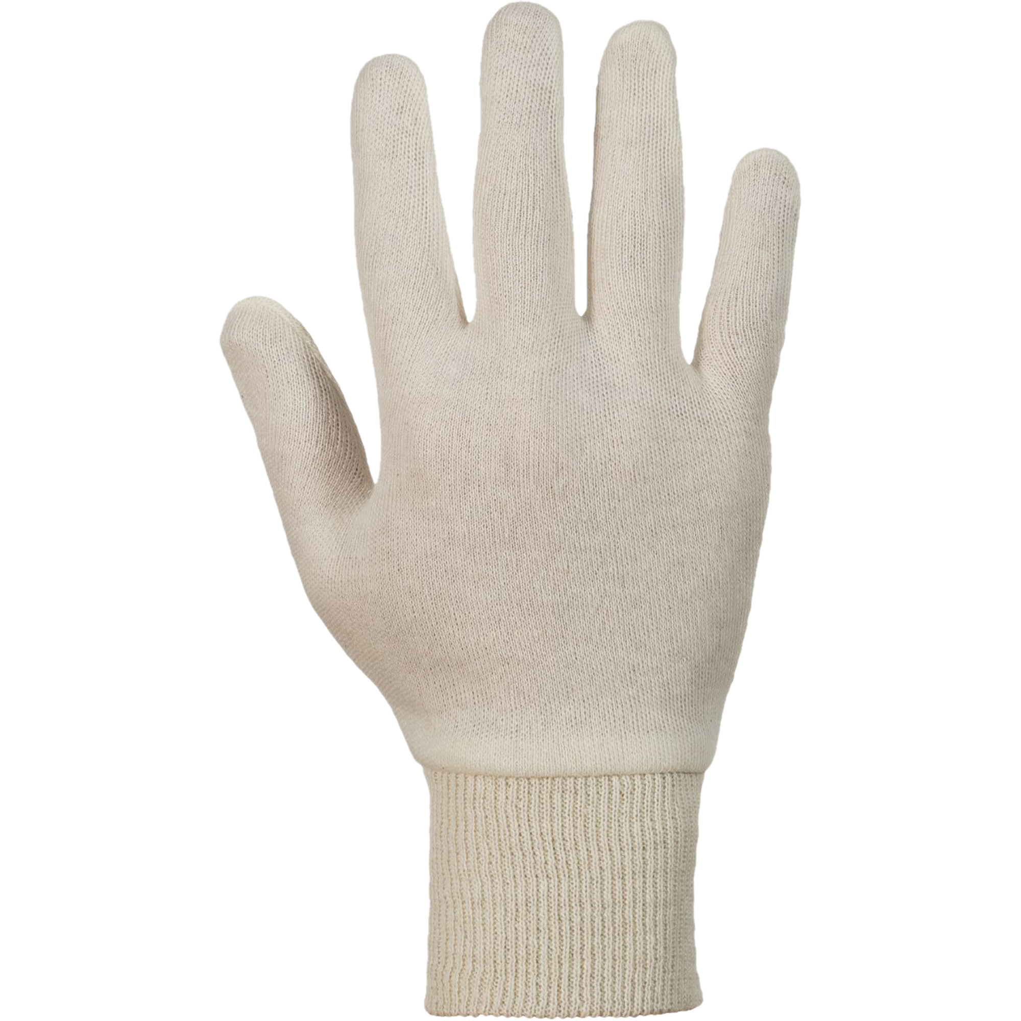 Gants tricotés SuperiorMD ML80K, Taille unique, Blanc, Non doublé, Poignet en tricot