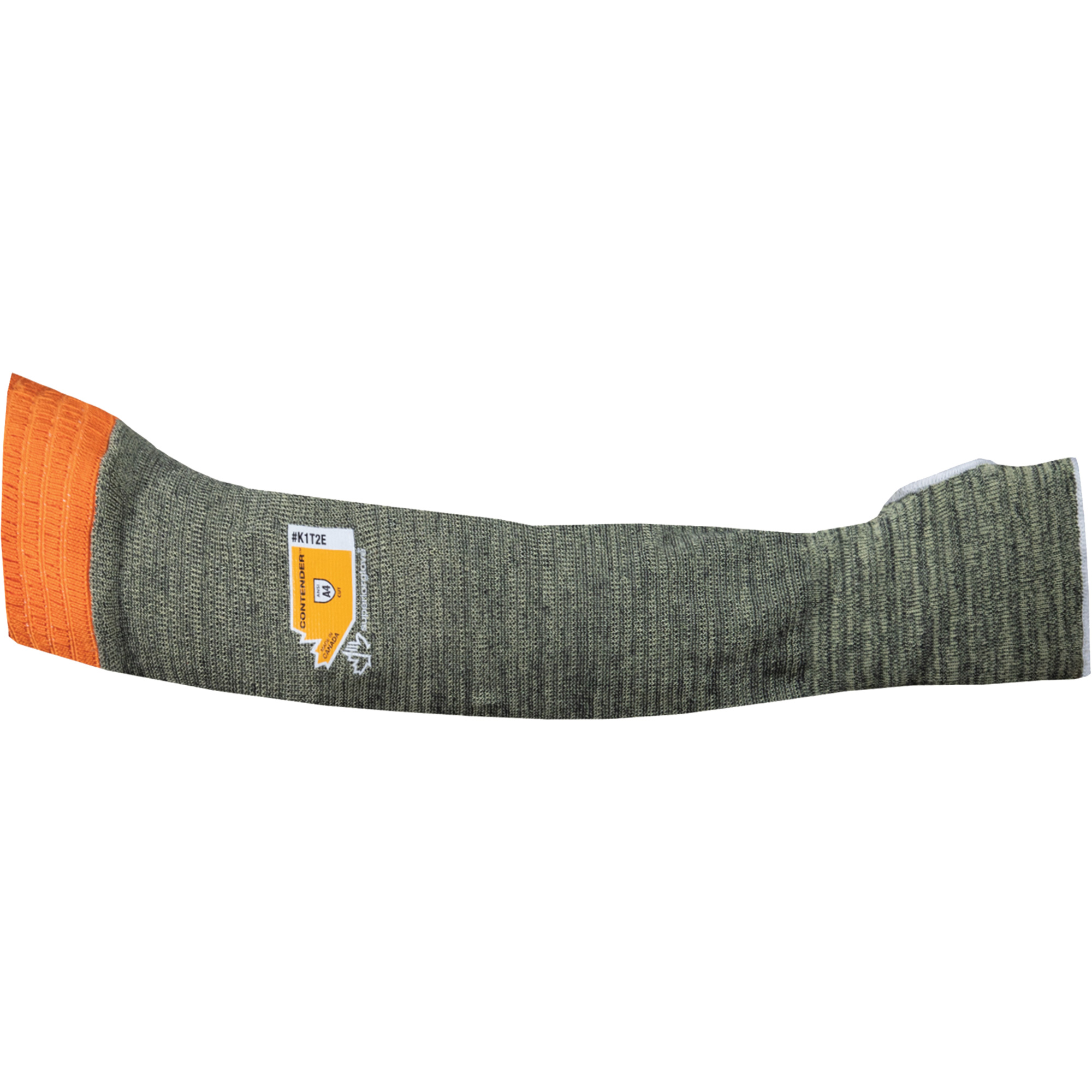 Manche résistante aux coupures en tricot composite ContenderMC, Aramide, 22", ASTM ANSI niveau A4, Gris