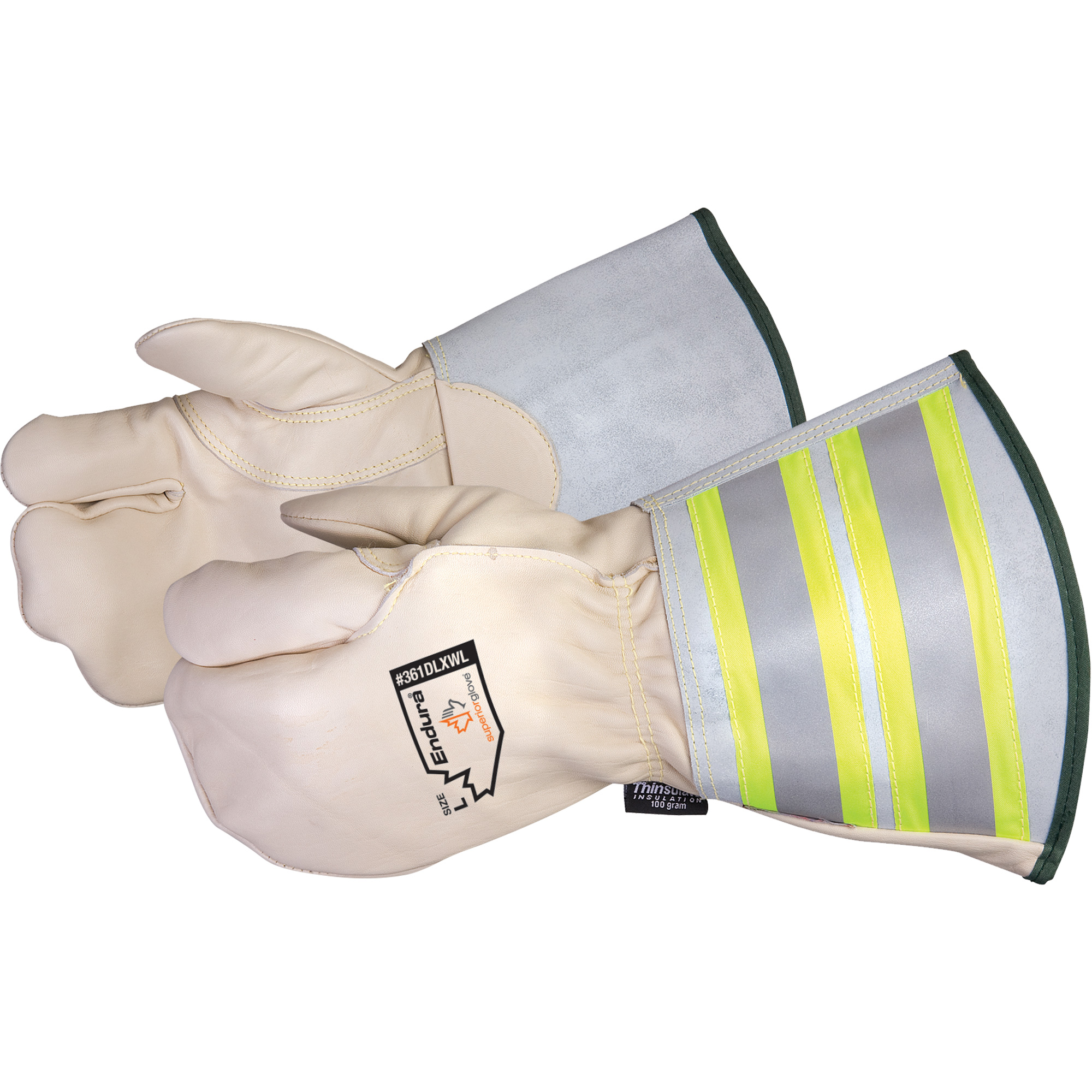 Mitaines de luxe pour monteur de ligne EnduraMD, Taille Grand, Mitaine