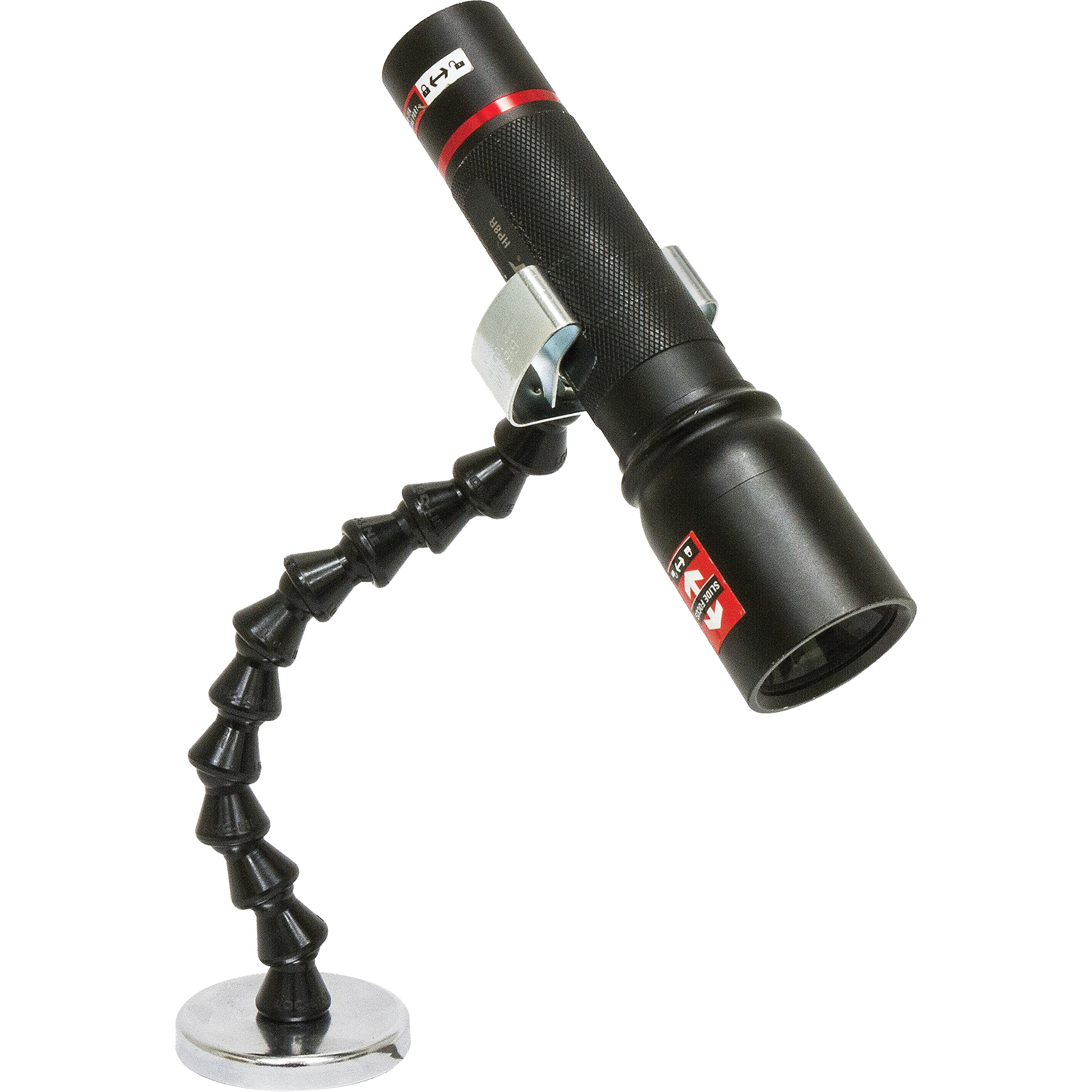 Support magnétique flexible pour lampe de poche