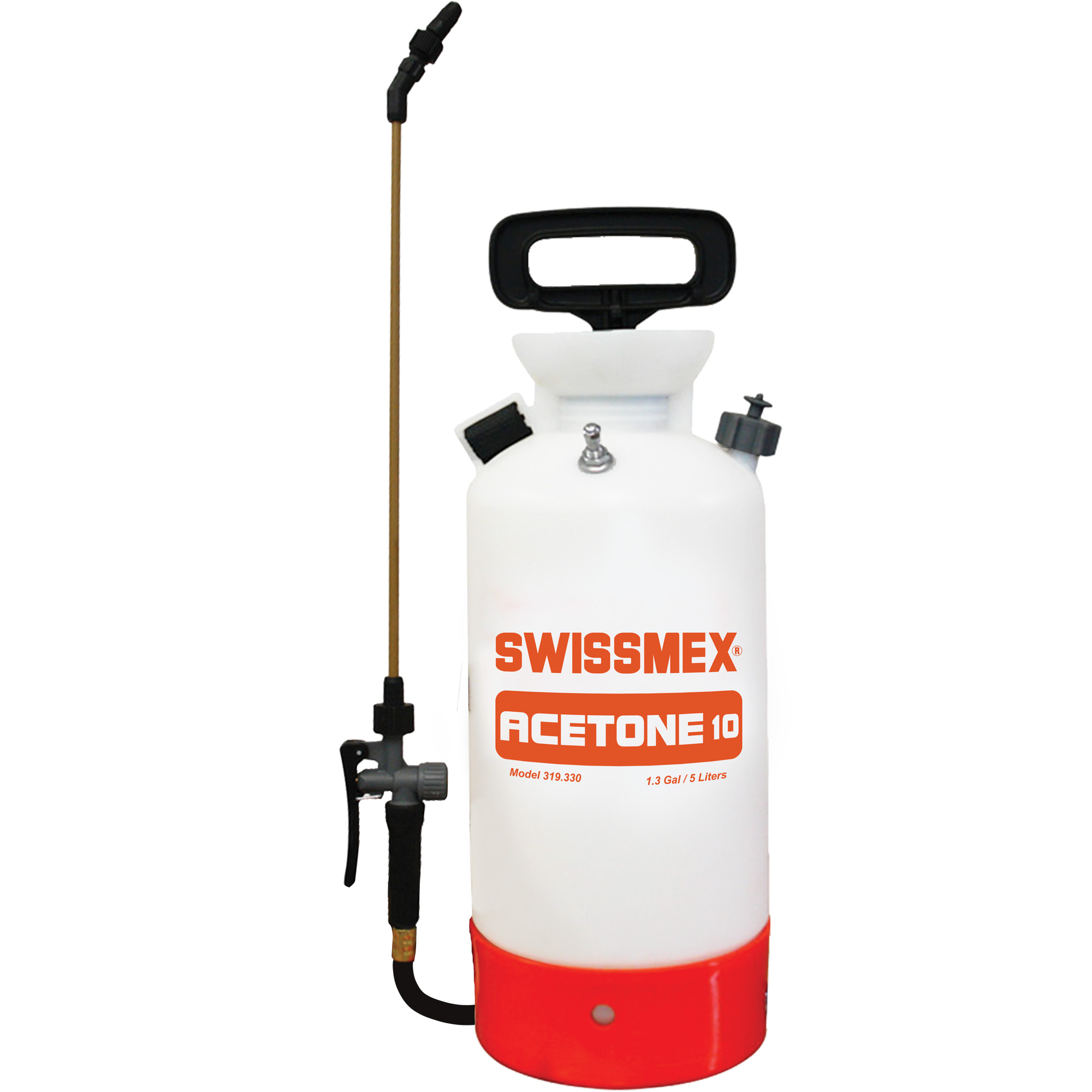 Pulvérisateur à main pour acétone , 1,3 gal. (5 L), Polypropylène, Lance de 20"