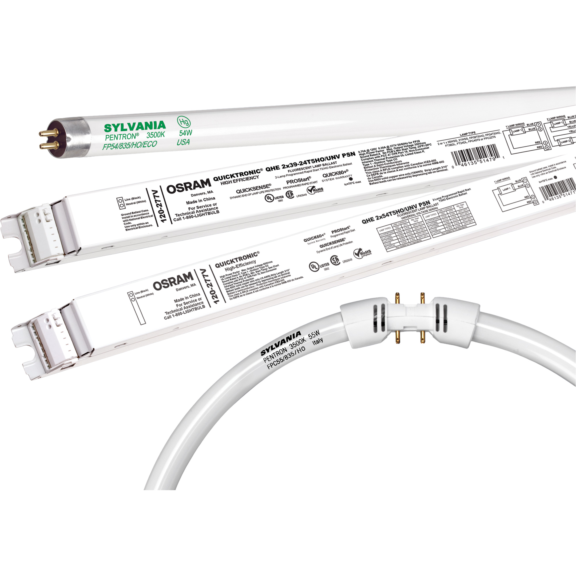 Ballast PROStartMD à efficacité élevée QUICKTRONICMD de Sylvania