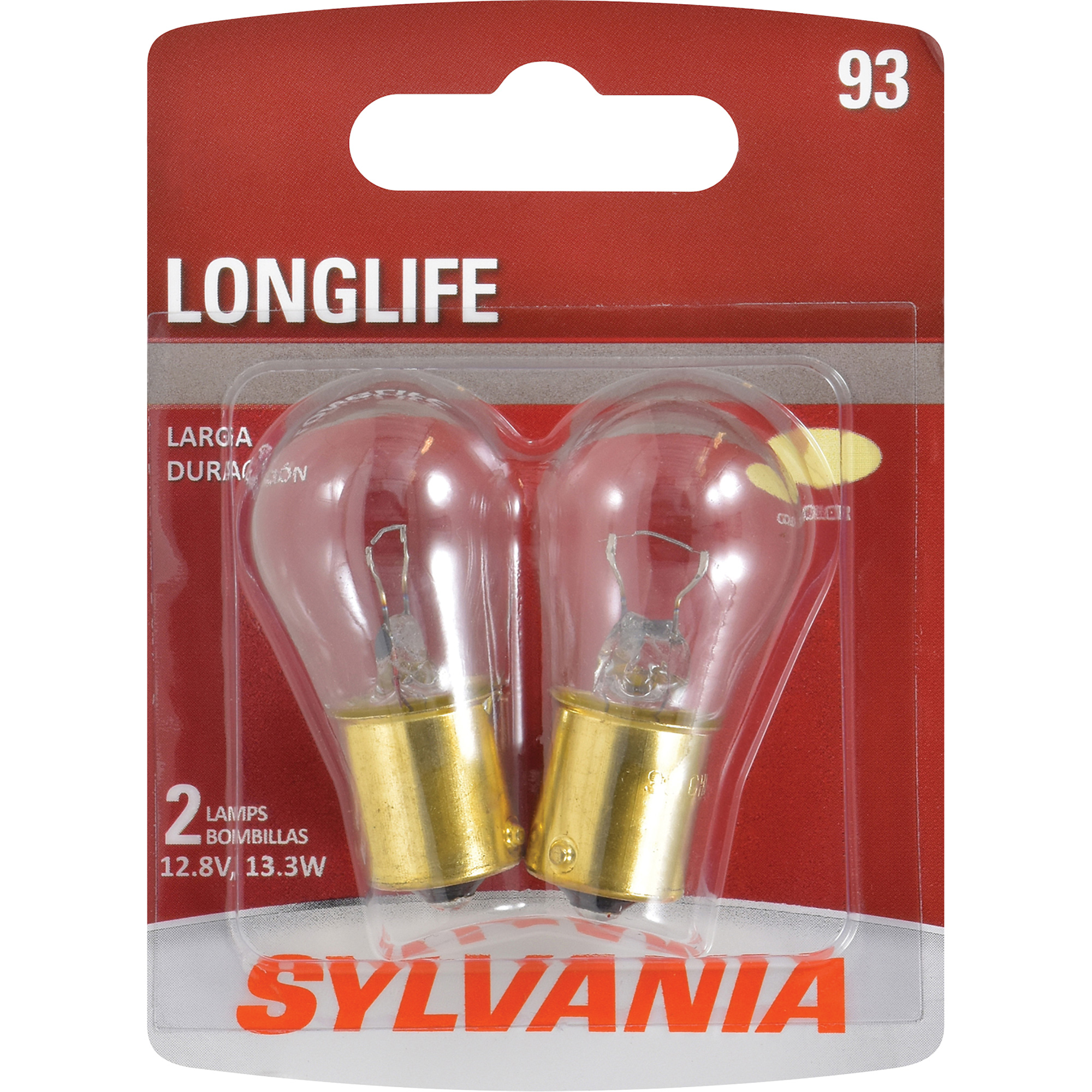 Mini ampoule automobile longue durée modèle 93, Incandescente, 13,3 W