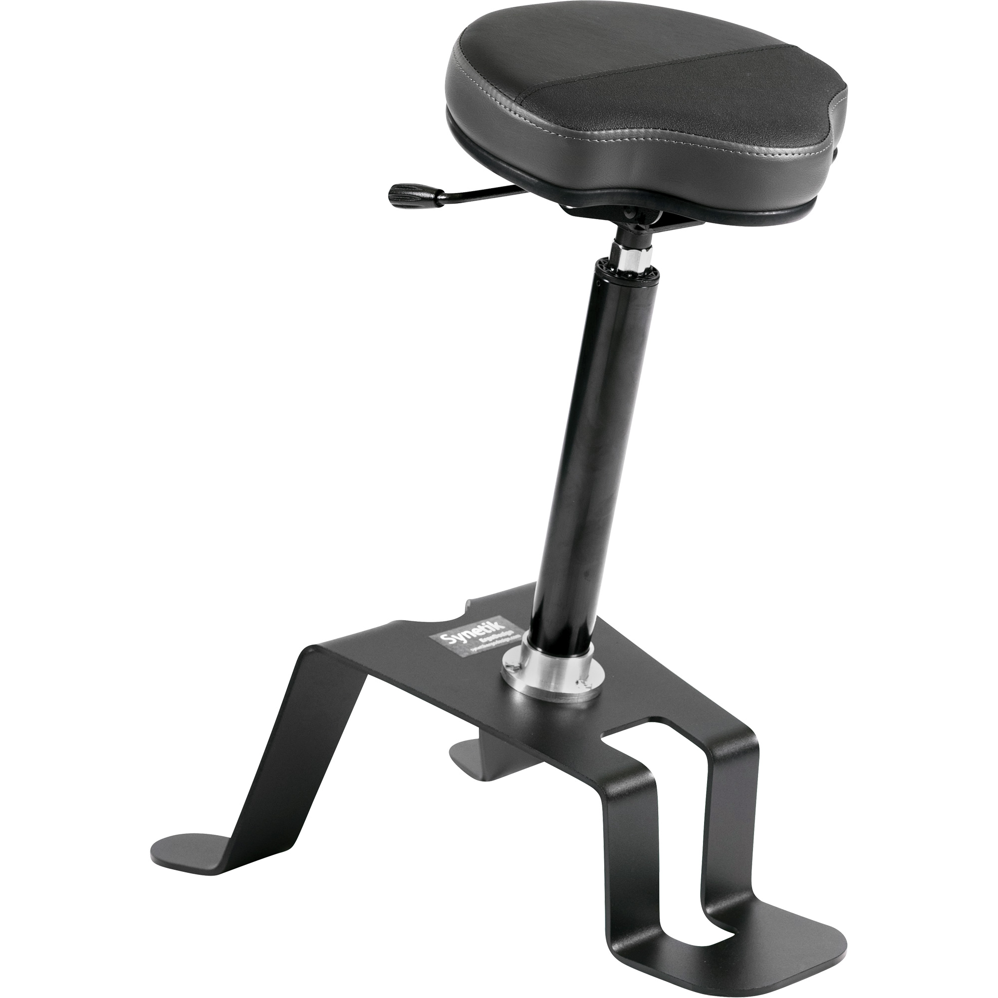 Chaise ergonomique assis-debout TA 200, Vinyle Siège, Noir