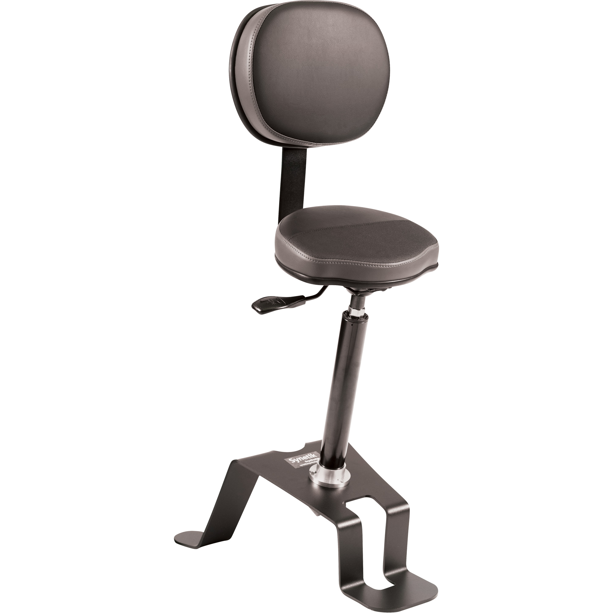 Chaise ergonomique assis-debout TA300, Position assise/debout, Vinyle Siège, Noir