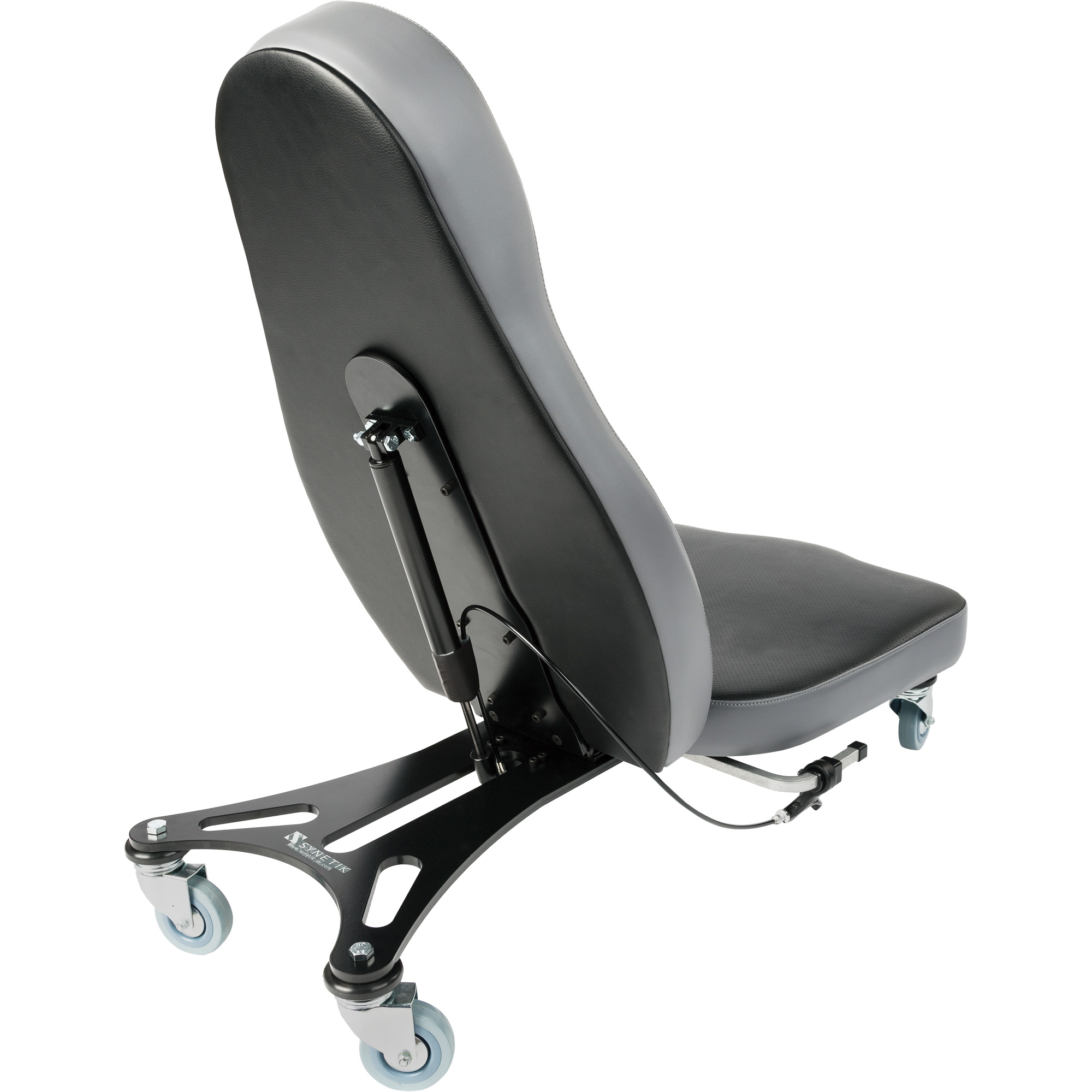 Chaise ergonomique Flex 2, Vinyle, Noir – Image 2