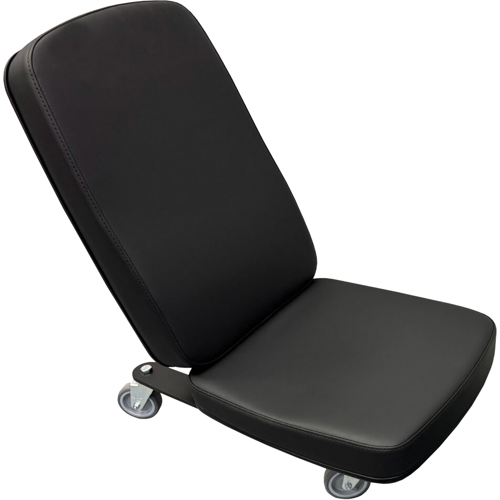 Mini chaise industrielle FLEX, Vinyle, Noir, Capacité 280 lb