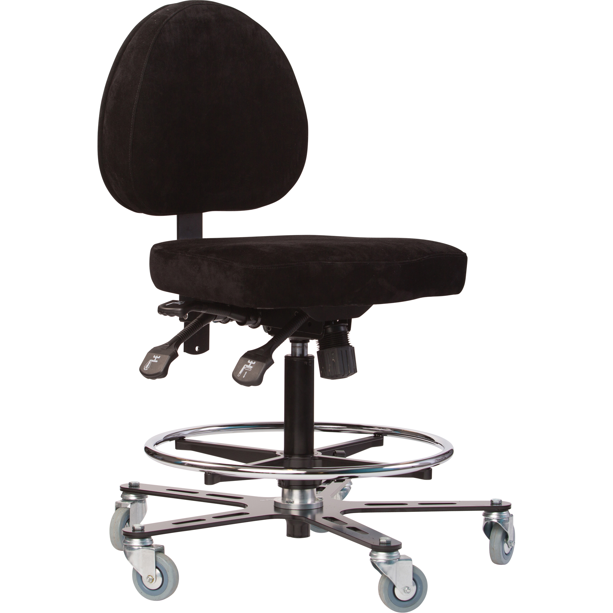 Sièges ergonomiques pour le soudage TF180, Suède, Noir, Capacité 300 lb