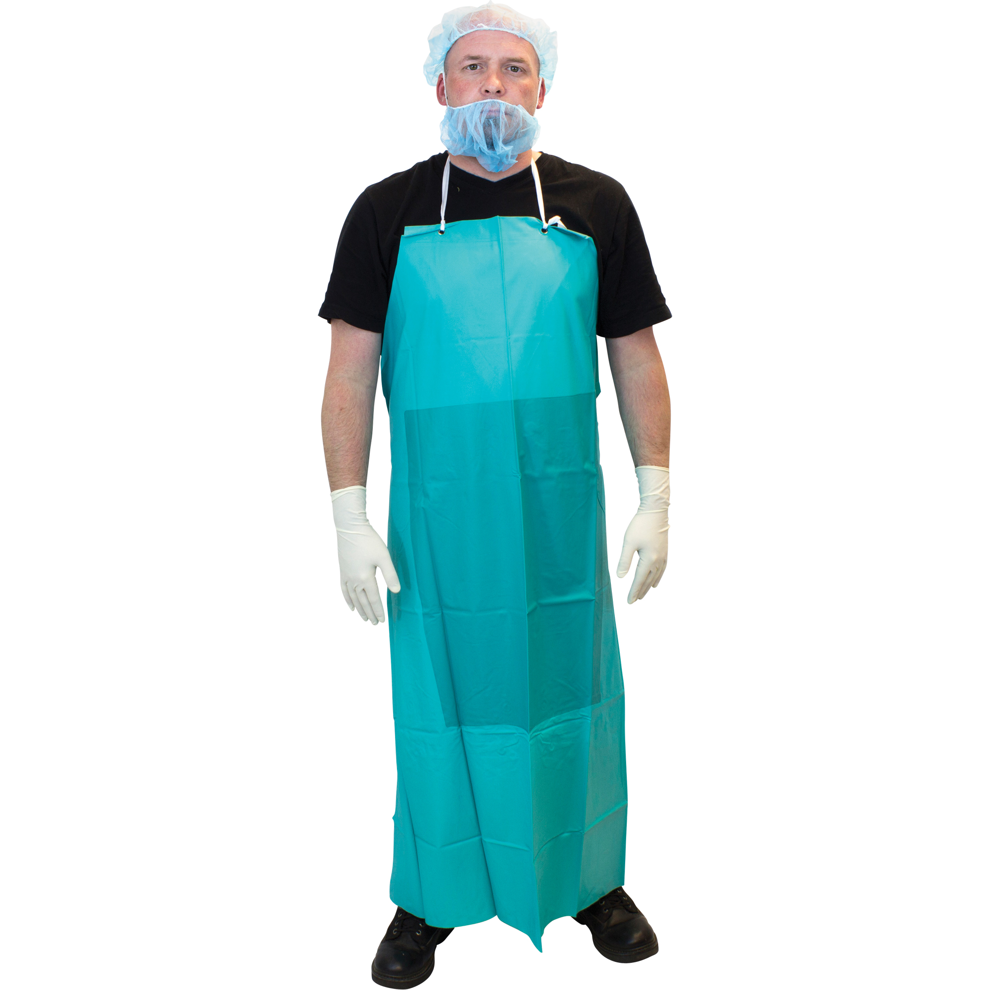 Tabliers en PVC, PVC, Vert, 36" la x 50" lo