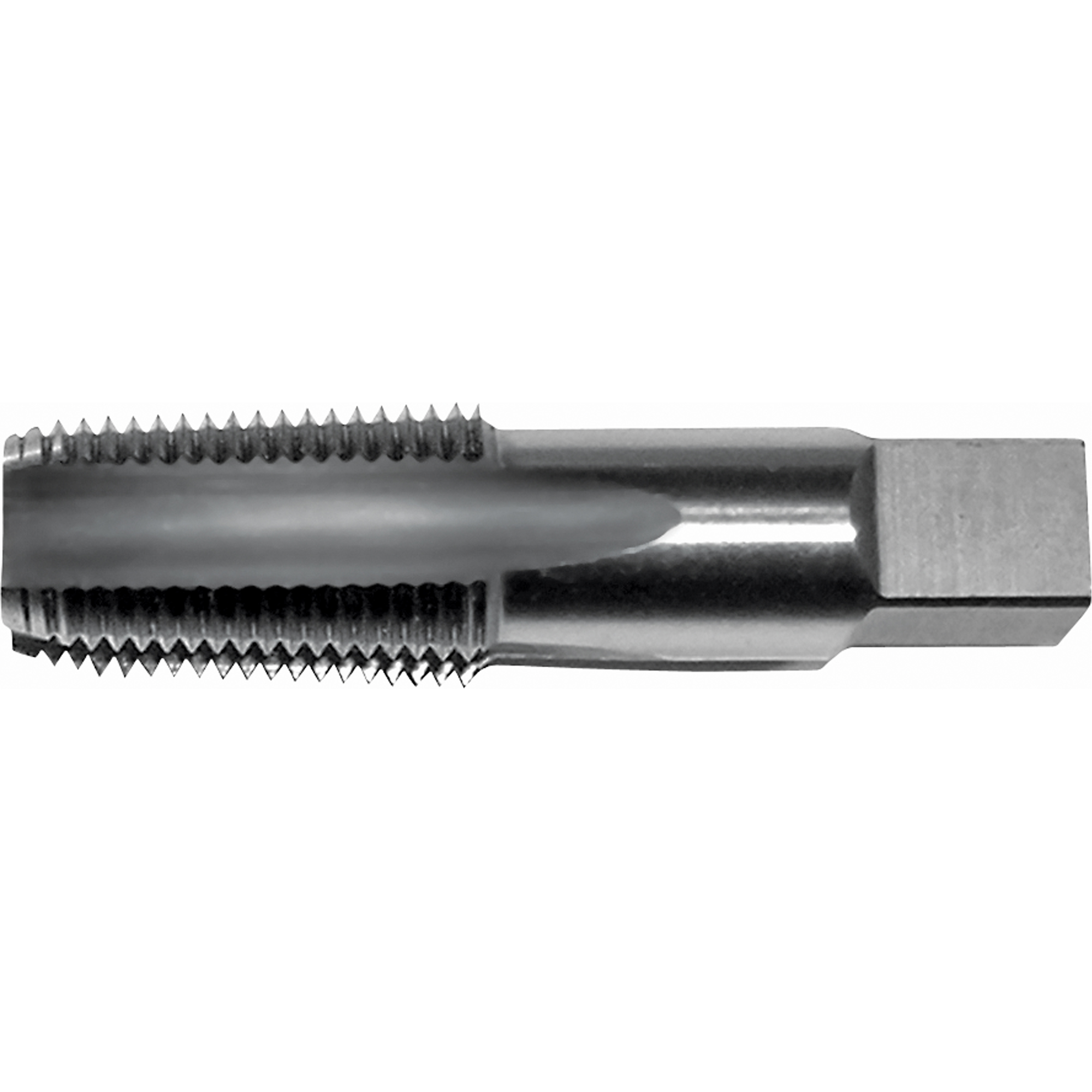 Taraud pour tuyau ordinaire, 1/16"-27, 4 cannelures