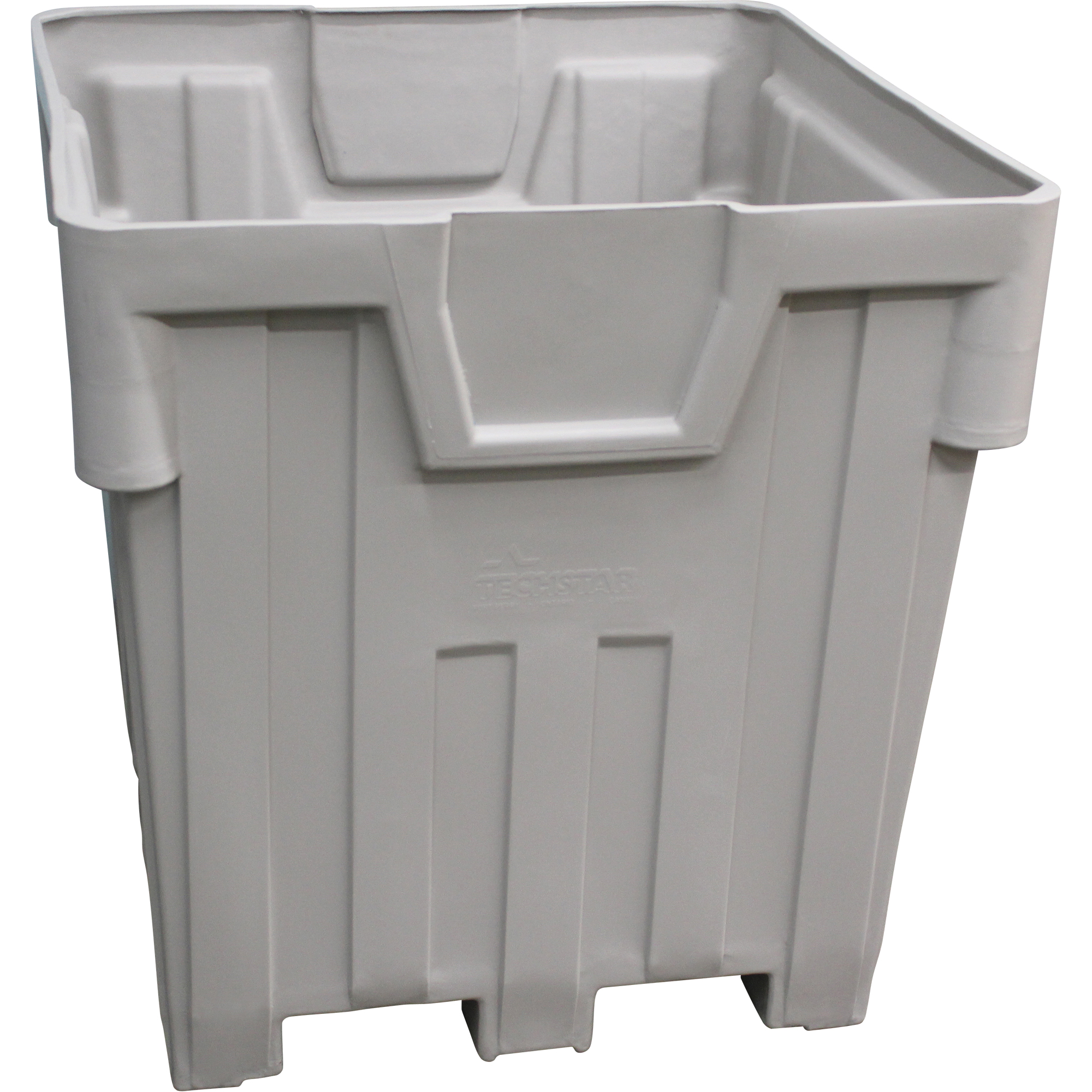 Bacs emboîtables, 44" la x 44" p x 46" h, Gris
