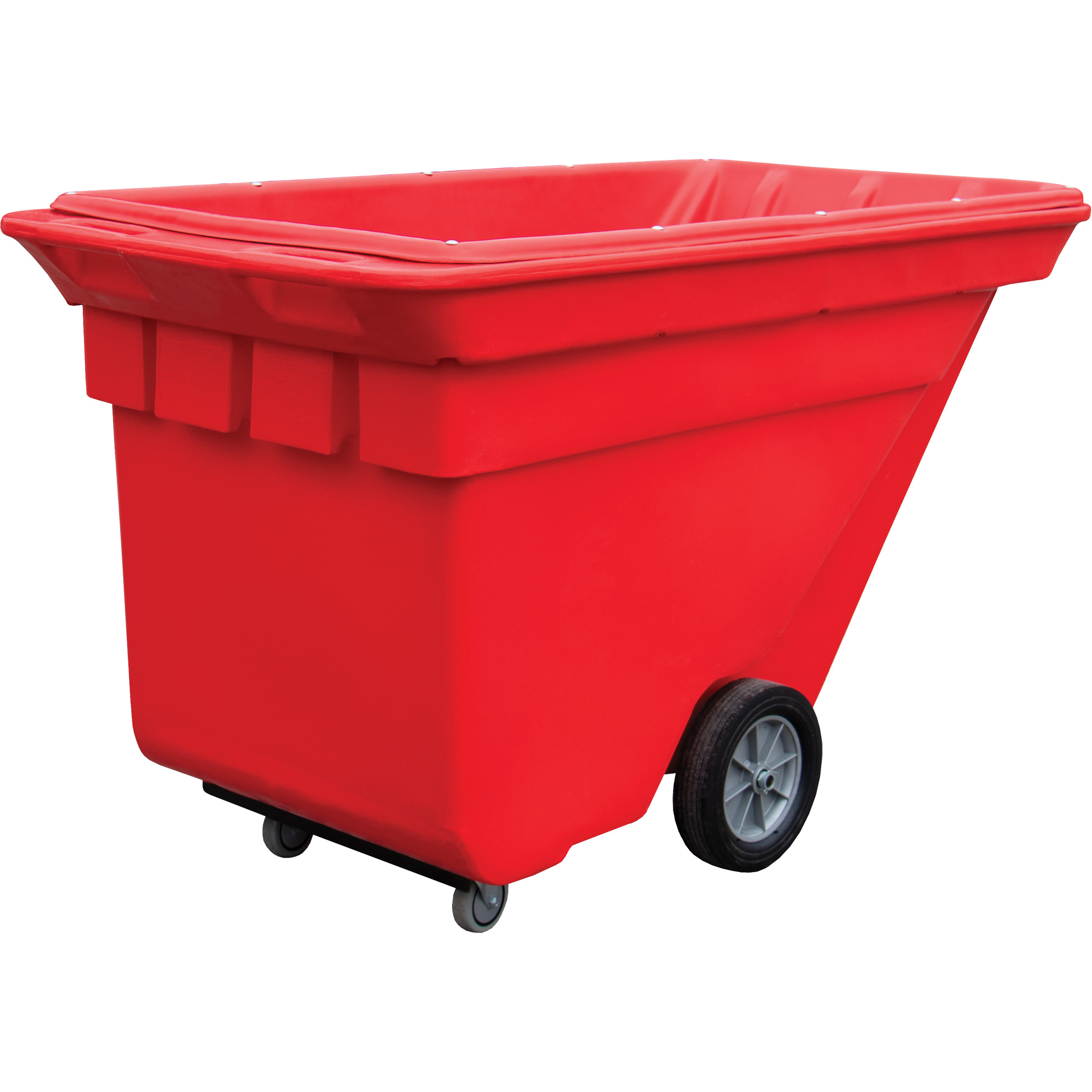 Chariot basculeur TechtruckMC, Polyéthylène, 5/8 vg³, Capacité de charge de 1000 lb