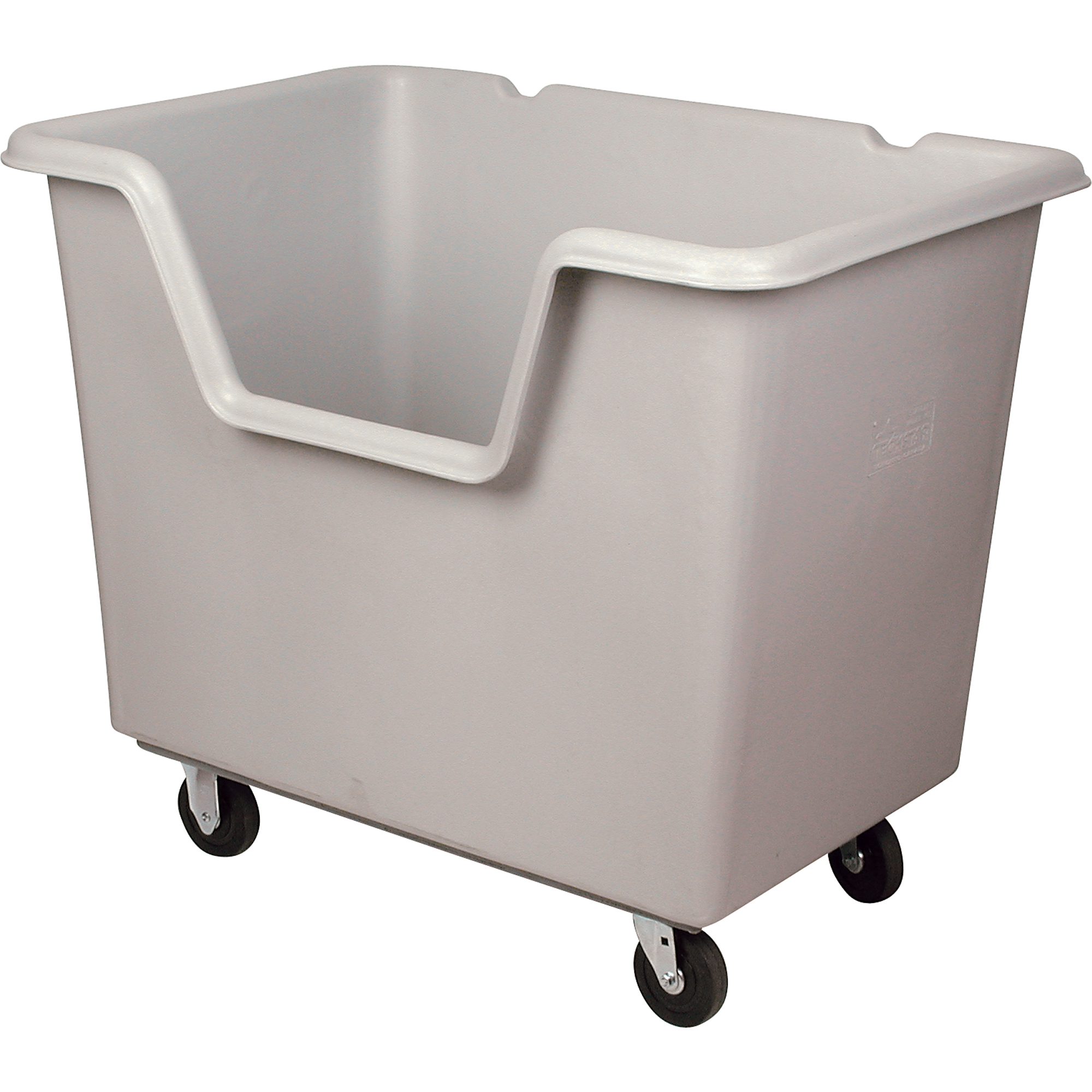 Chariot-caisse StarcartMC à côté ouvert, Polyéthylène, 43" lo x 31" la x 36" h, Volume 19 pi³, Capacité 800 lb