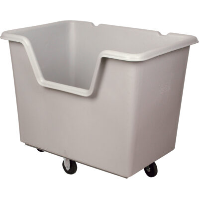 Chariot-caisse StarcartMC à côté ouvert, Polyéthylène, 46" lo x 31" la x 49" h, Volume 24 pi³, Capacité 900 lb