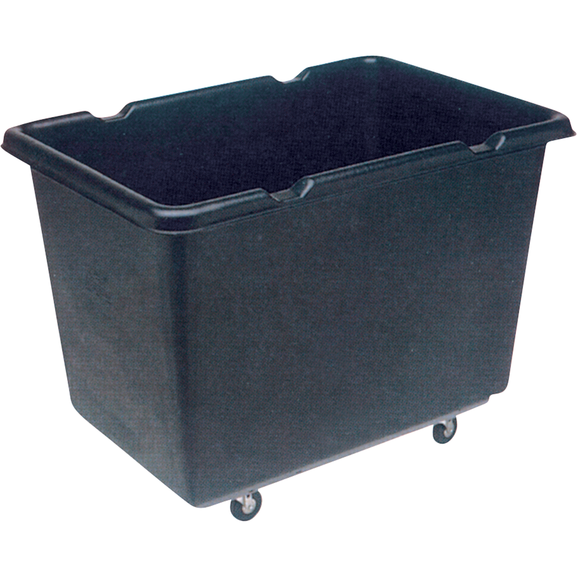 Chariots-caisse pour usage léger EconocartsMC, Plastique recyclé noir, 39" lo x 27" la x 29" h, Volume 12 pi³, Capacité 200 lb