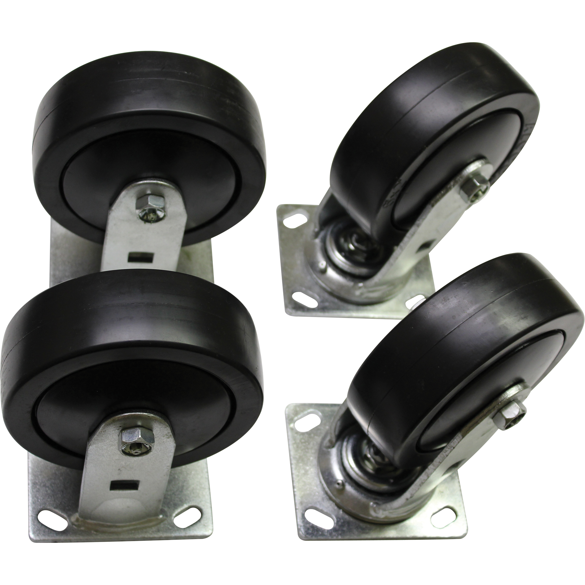 Ensemble de roulettes pour conteneur autobasculeur