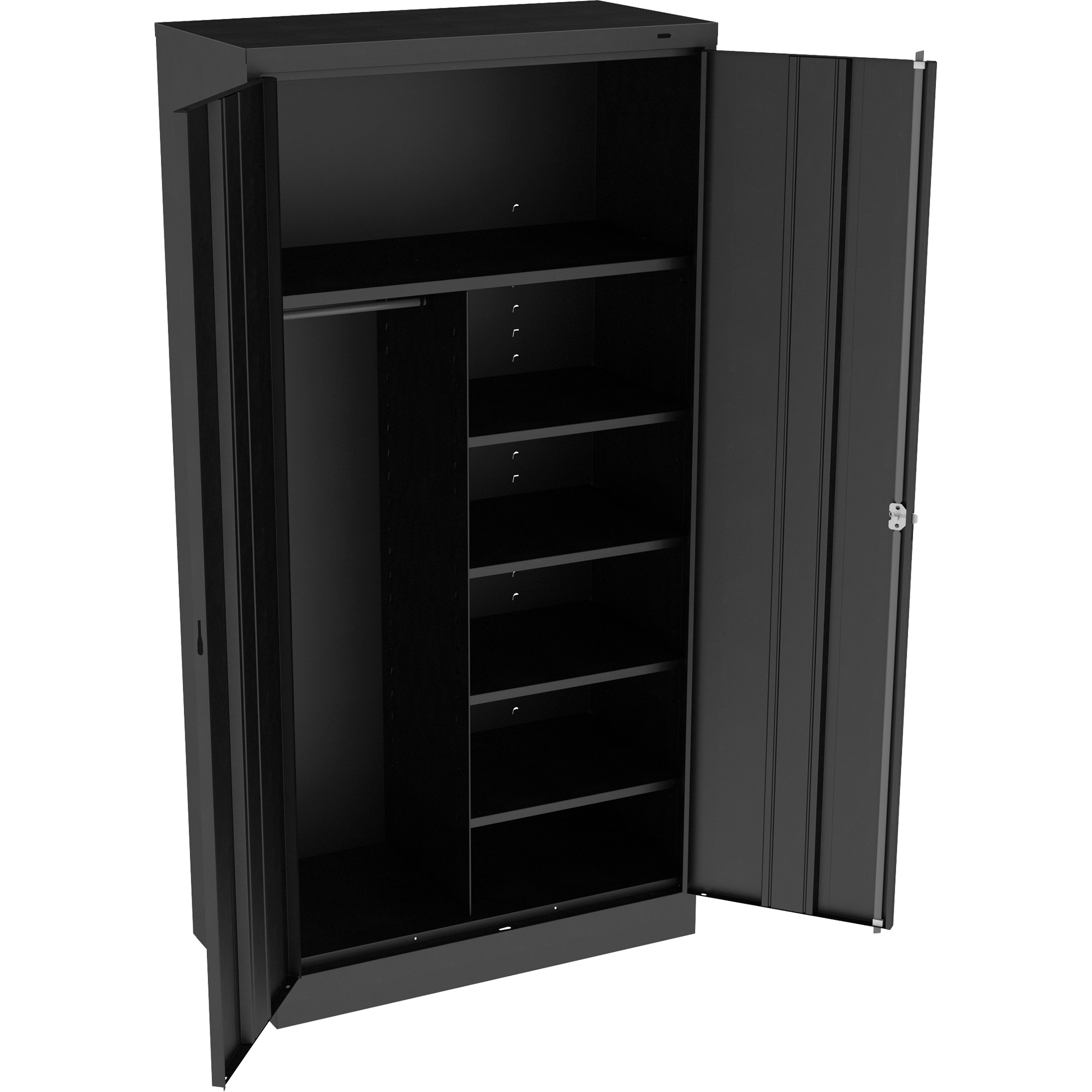 Armoire à combinaison, 36" la x 18" p x 72" h, Noir
