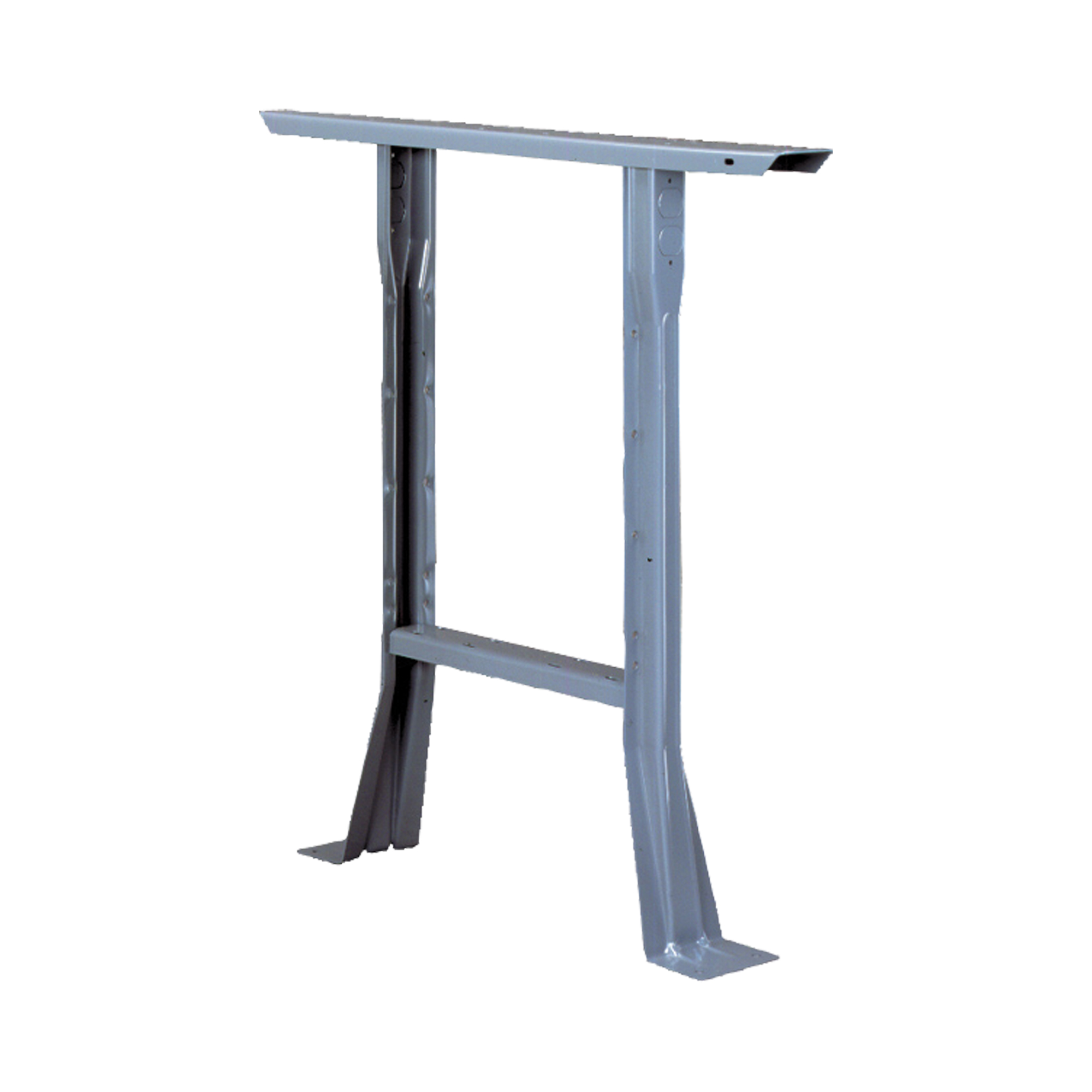 Patte évasée pour établi, Acier, 30" p x 28" h, Simple