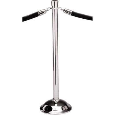 Poteaux portatifs, Hauteur de 39", Chrome poli
