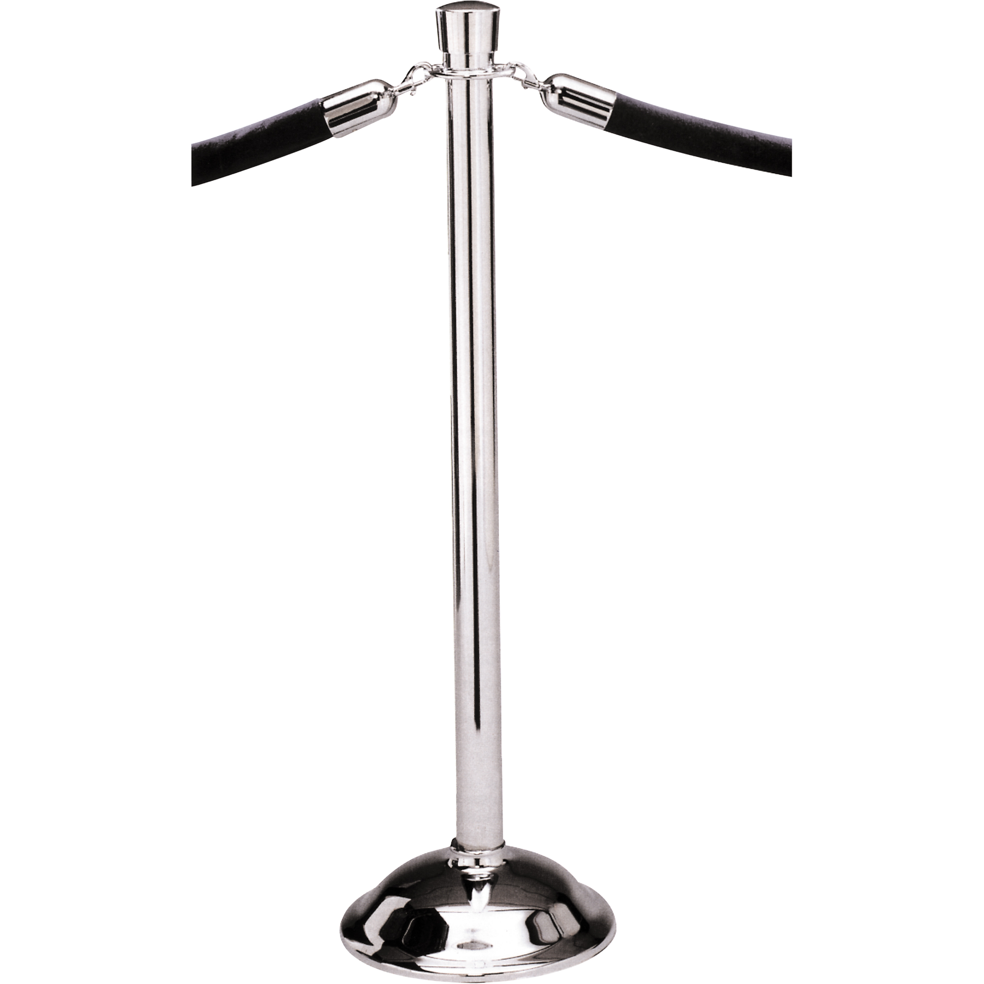 Poteaux portatifs, Hauteur de 39", Chrome poli
