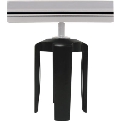 Support d'enseigne TensabarrierMD avec adaptateur, Chrome
