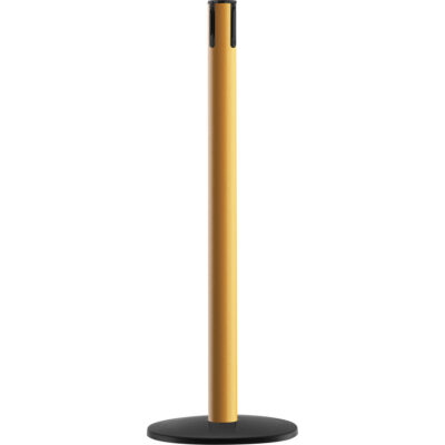 Système Advance TensaBarrierMD - Poteau récepteur, Hauteur de 36", Jaune