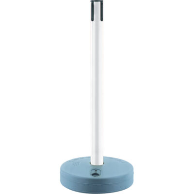 TensabarrierMD extérieur - poteaux récepteurs, Hauteur de 37", Blanc