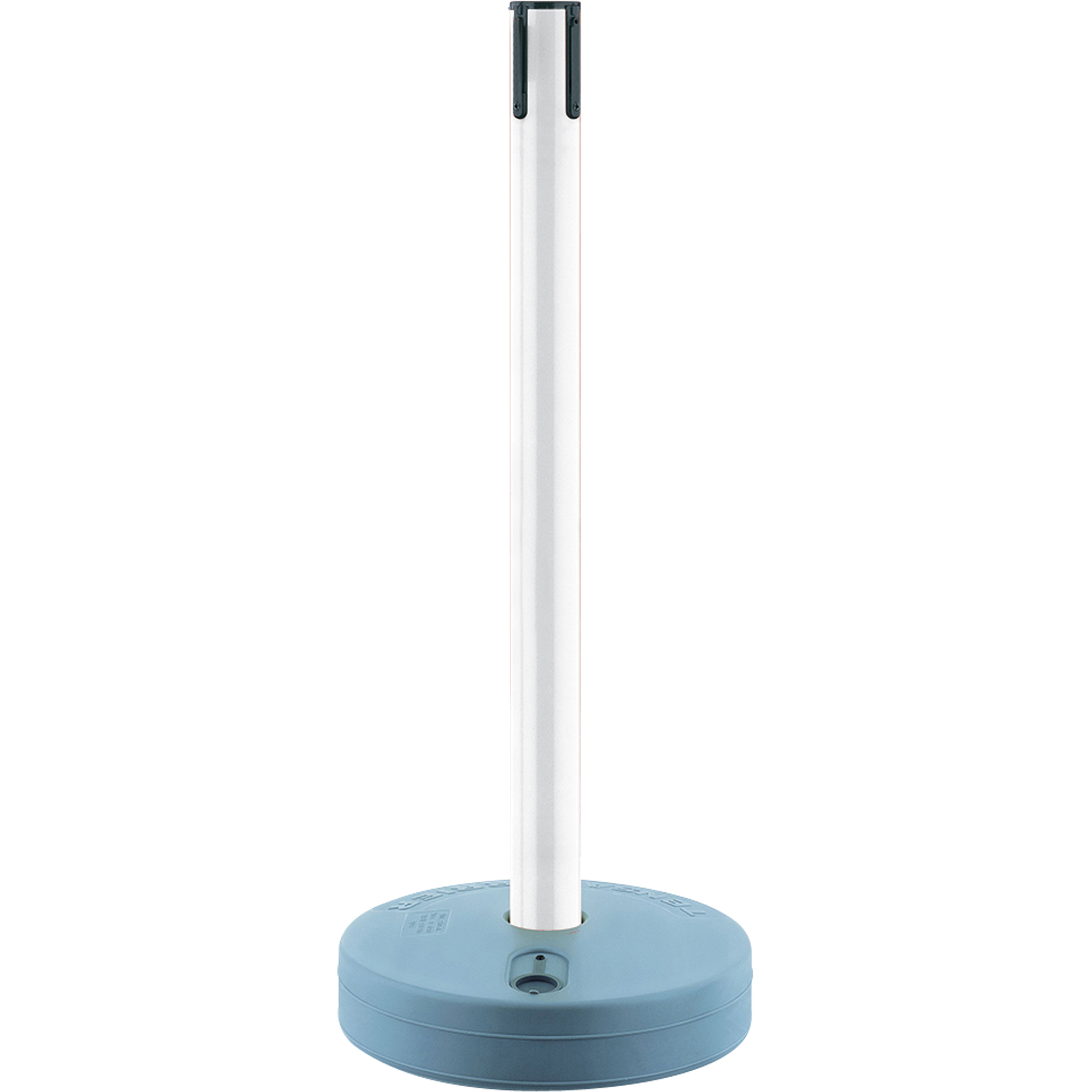 TensabarrierMD extérieur - poteaux récepteurs, Hauteur de 37", Blanc