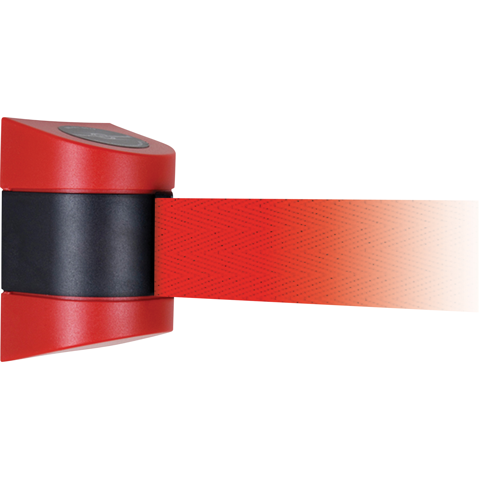 Unités murales TensabarrierMD, Plastique, Fixation par vis, 15', Ruban Rouge