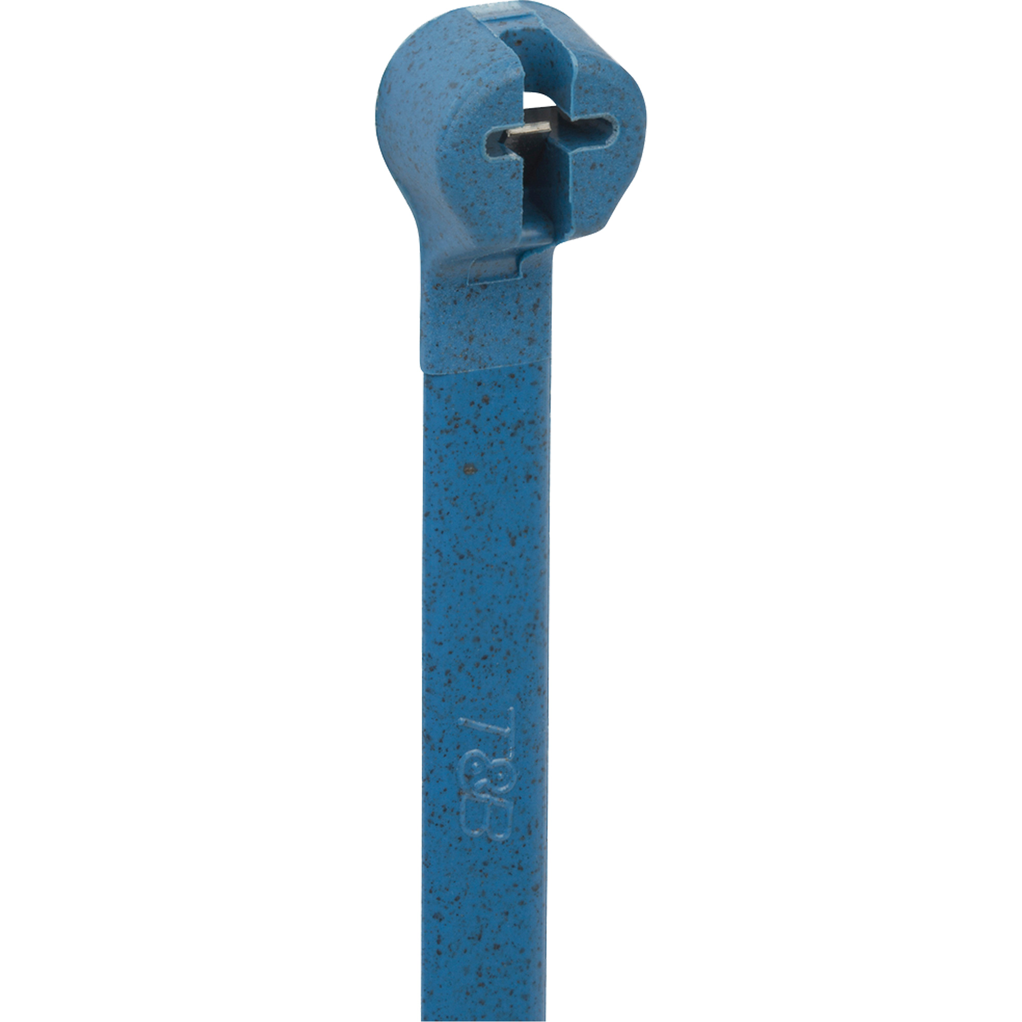 Attache-câble détectable, Longueur 7-4/13", Résistance à la traction 50 lb, Bleu