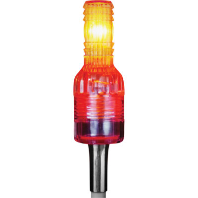 Tige de sécurité avec lumière DEL haute visibilité Safety WhipMD