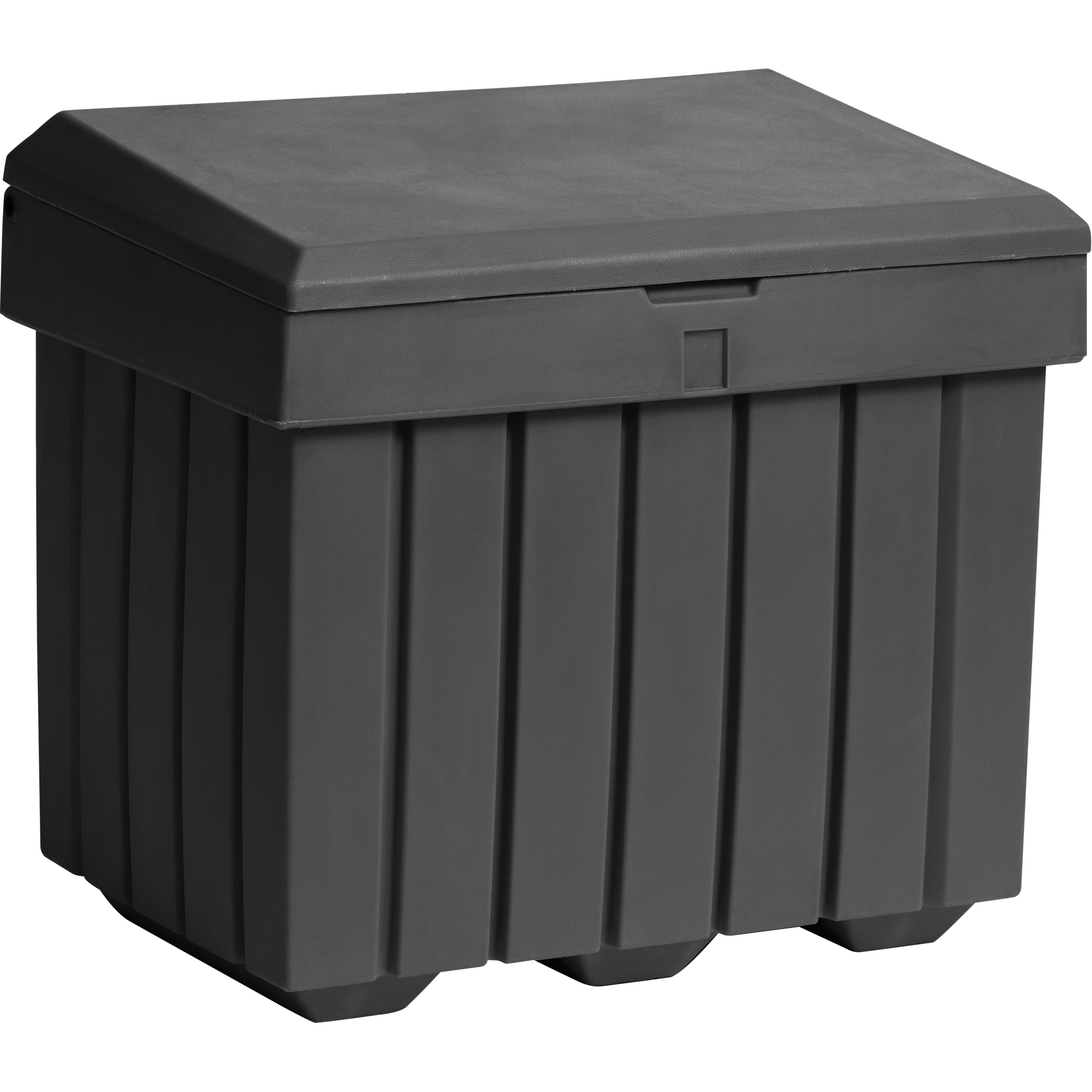Conteneur d'entreposage économique pour sel/sable, 32" x 23" x 27-1/2", 10 pi³, Gris