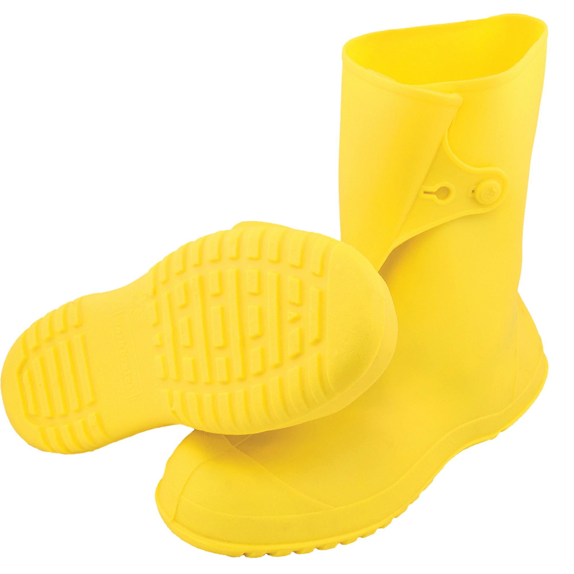 Bottes de travail 10" WorkbrutesMD, PVC, Fermeture Bouton-pression, Convient à Femmes 10 - 11,5 or Hommes 8 - 9,5