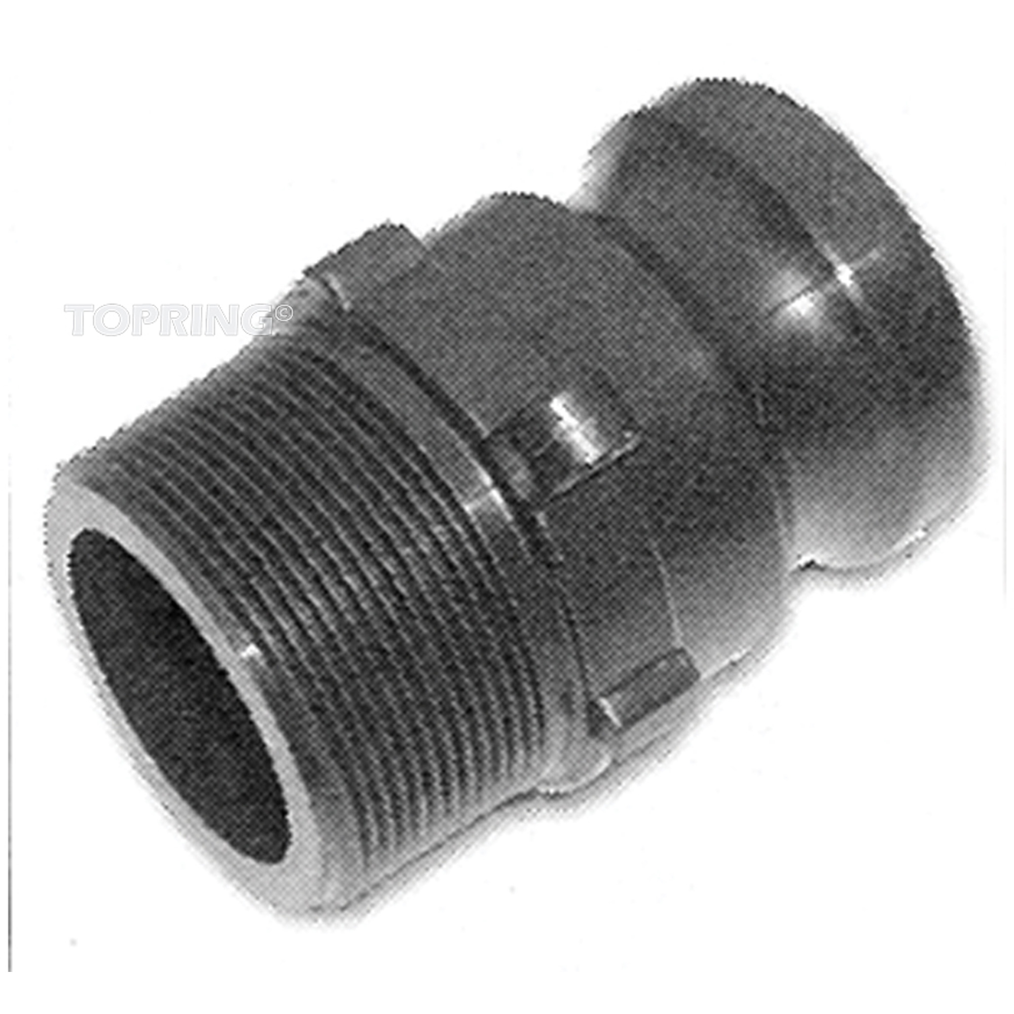 Adaptateur 2" pour tambour d'aspirateur humide