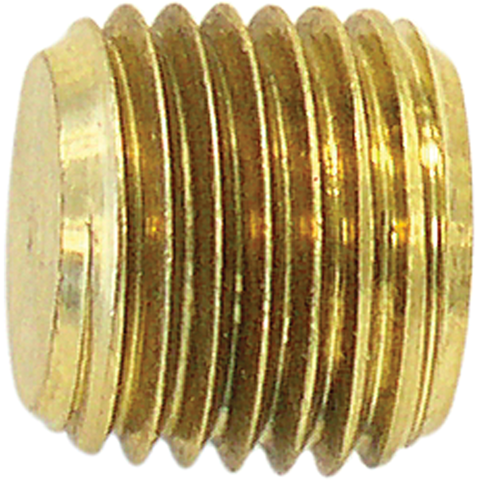 Bouchon de tuyau (tête hexagonale fraisée), 1/2" dia., Laiton