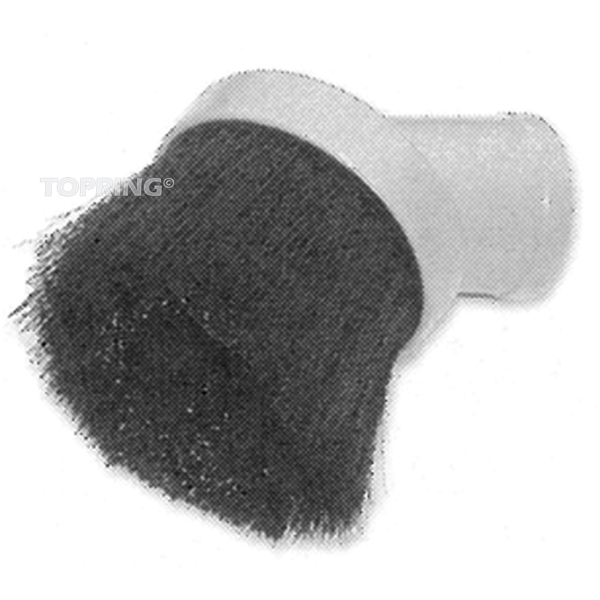 Brosse ronde pour aspirateur humide