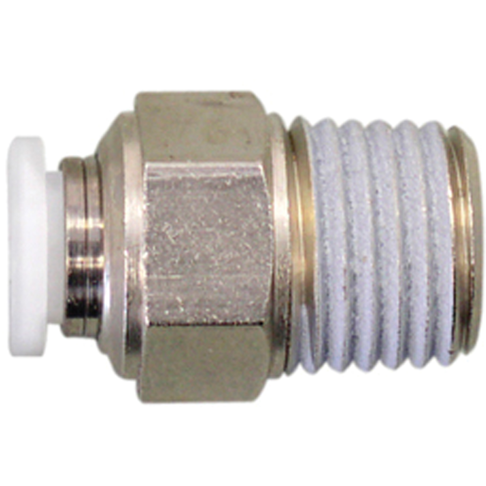 Connecteur fileté droit, 1/4", Laiton, Filetage NPT