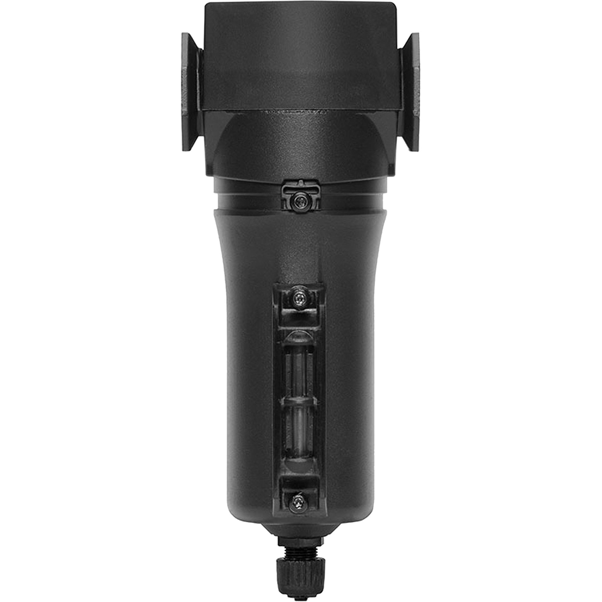 Filtre 1/4 drain manuel avec bol en métal Modulair 300, Canalisation/Modulaire, 1/4" NPT, Drain Manuel, Pour Eau