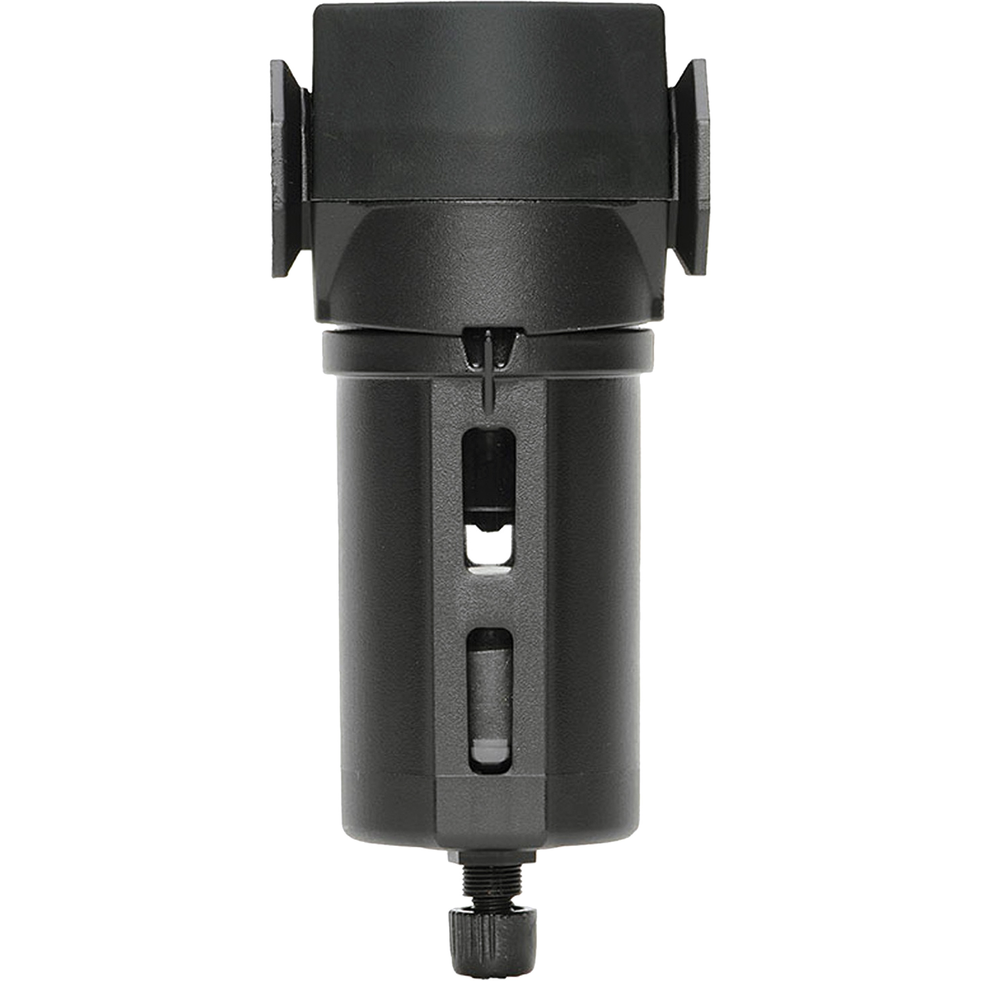Filtre 1/4 drain manuel avec bol standard Modulair 300, Canalisation/Modulaire, 1/4" NPT, Drain Manuel, Pour Eau