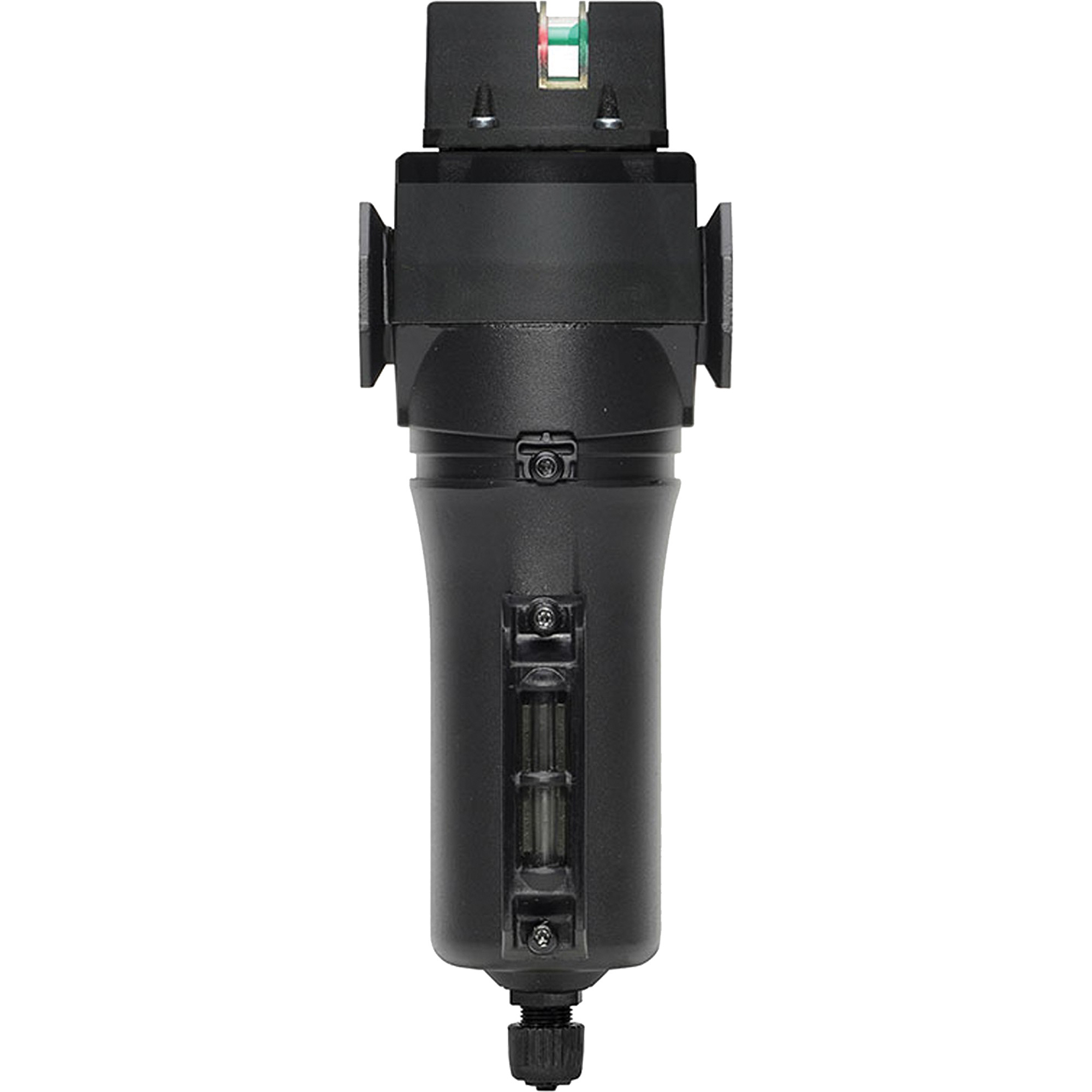 Filtre à drain manuel et filtre coalescent avec bol en métal Modulair 300, Canalisation/Modulaire, 1/4" NPT, Drain Manuel, Pour Huile