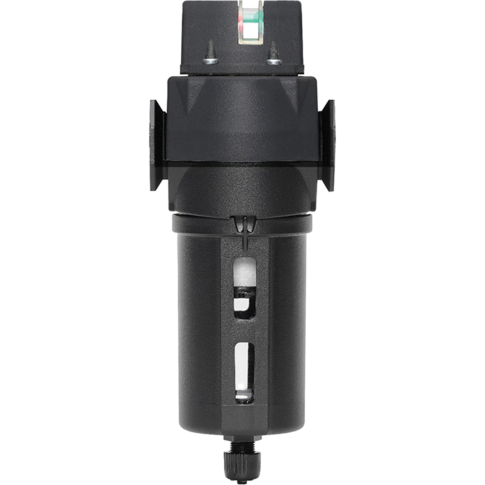 Filtre à drain manuel et filtre coalescent avec bol standard Modulair 300, Canalisation/Modulaire, 1/4" NPT, Drain Manuel, Pour Huile