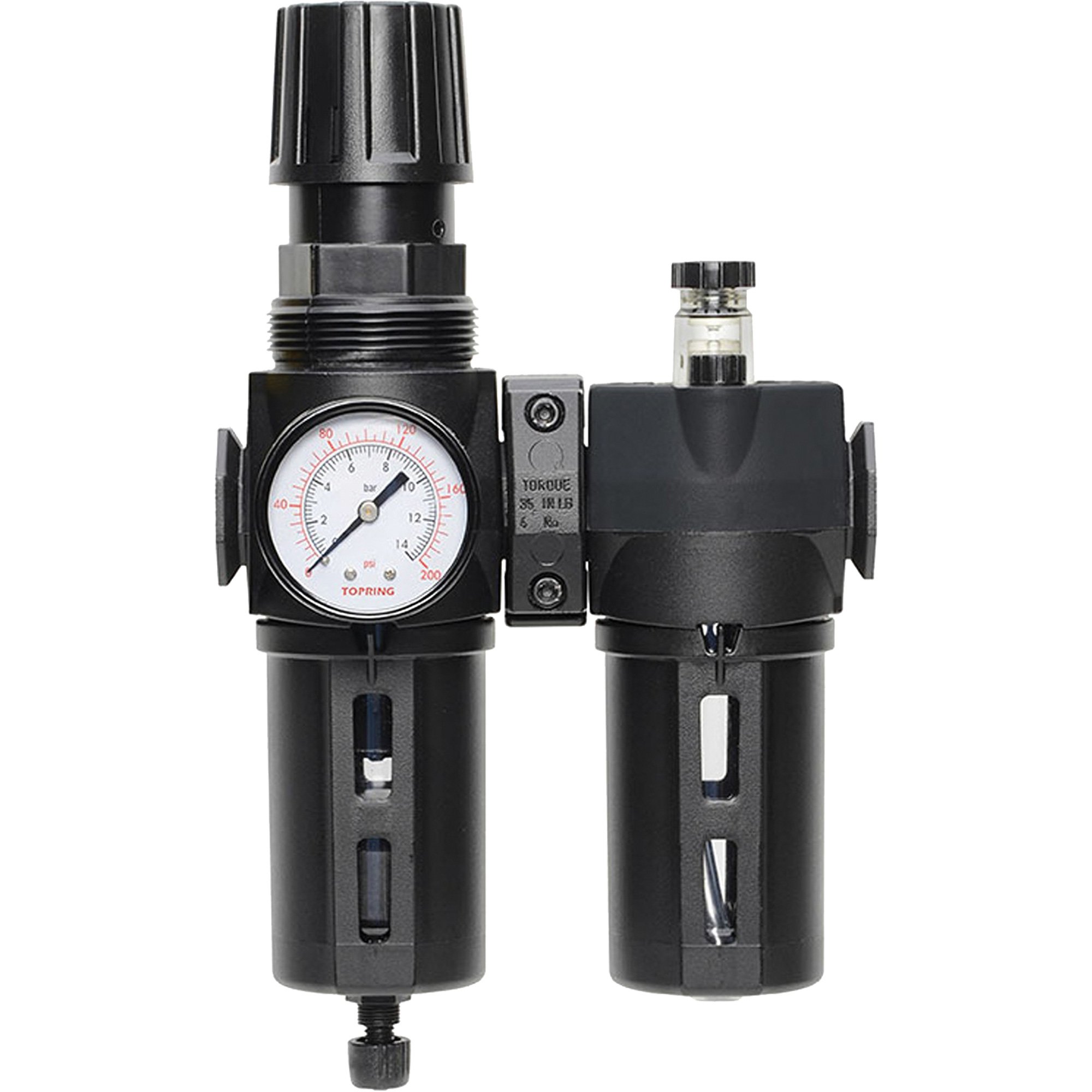 Filtre + régulateur + lubrificateur Modulair 300, 1/4" NPT